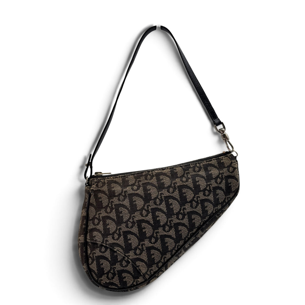 Christian Dior Vintage Trotter Saddle Handbag 2002