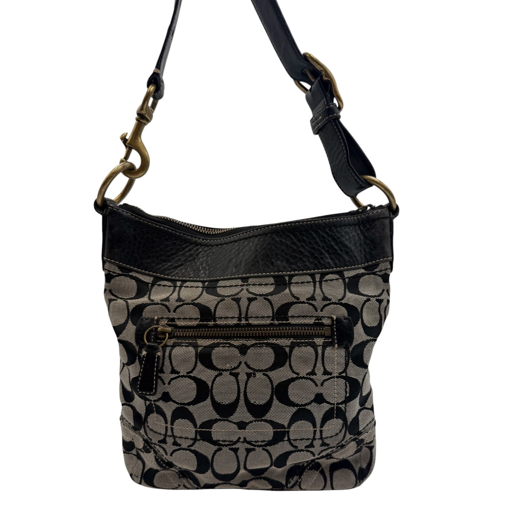Coach Signature Jacquard Duffle Crossbody Bag, circa 2007
