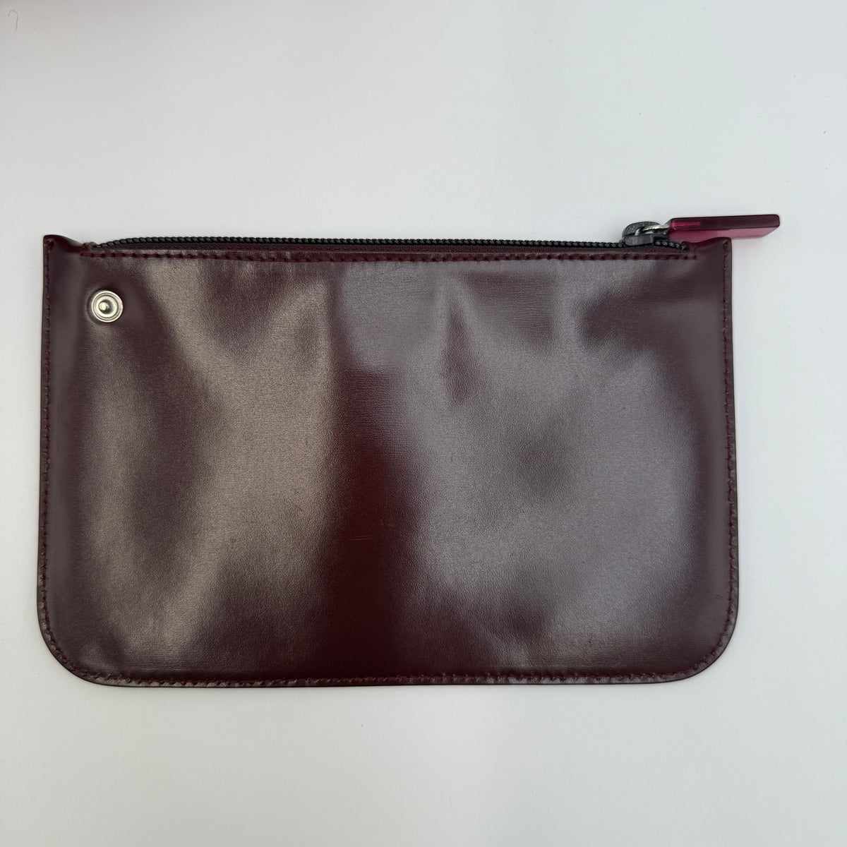 Gucci Vintage Burgundy Jelly Bamboo Handle Shoulder Bag, 2000s