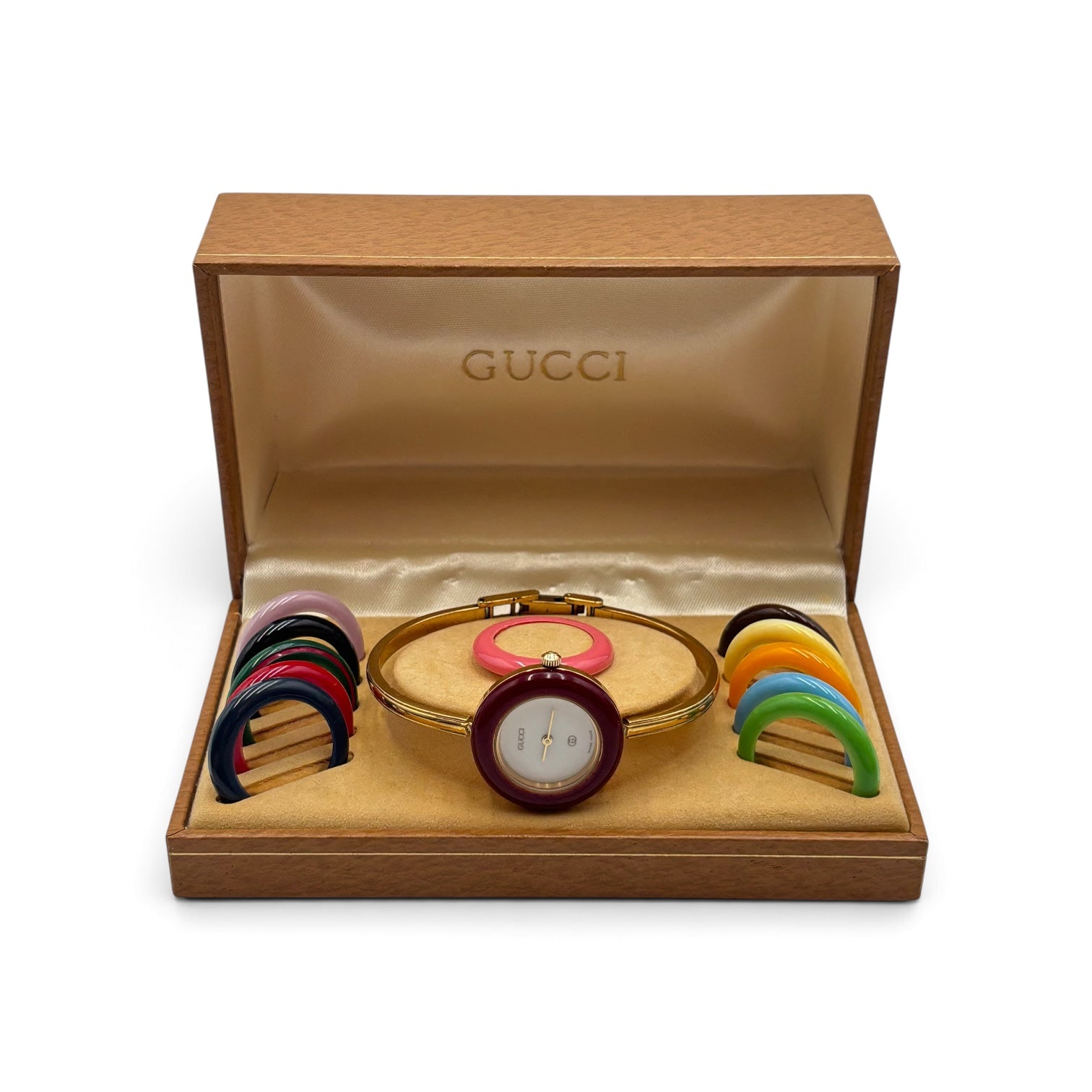 Gucci 1100-L Interchangeable Bezel Watch Set