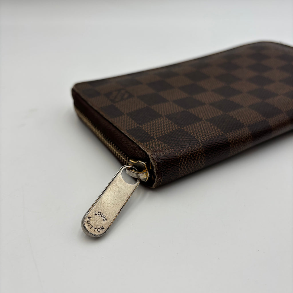 Louis Vuitton by Marc Jacobs Damier Ebene Zip Around Wallet circa 2010s