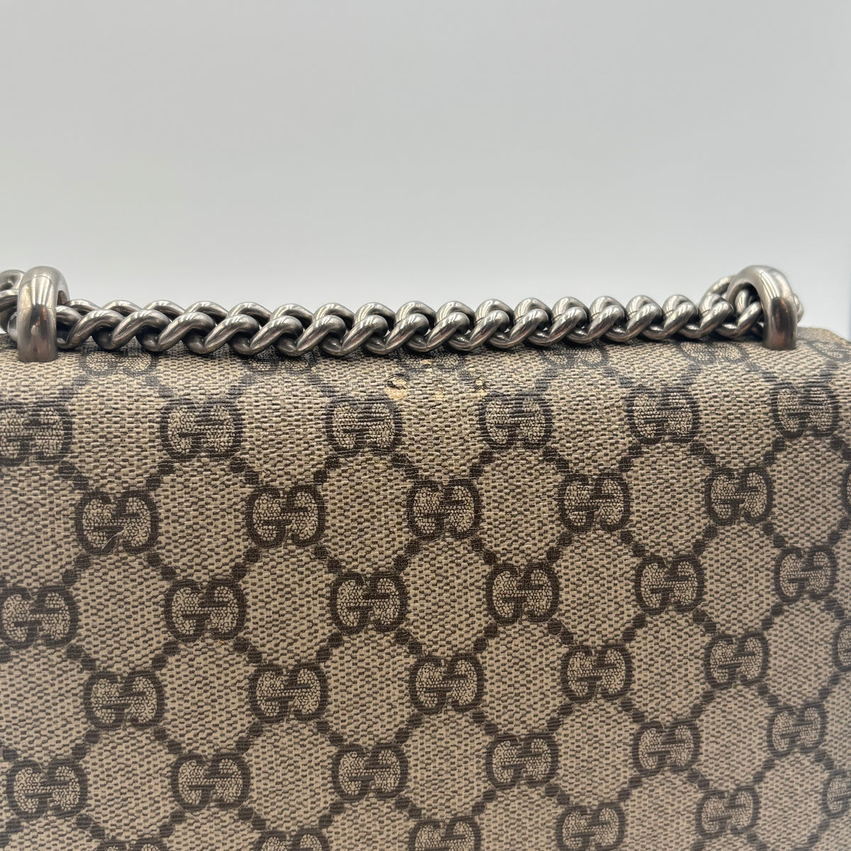 Gucci GG Supreme Mini Dionysus Shoulder Bag in Yellow