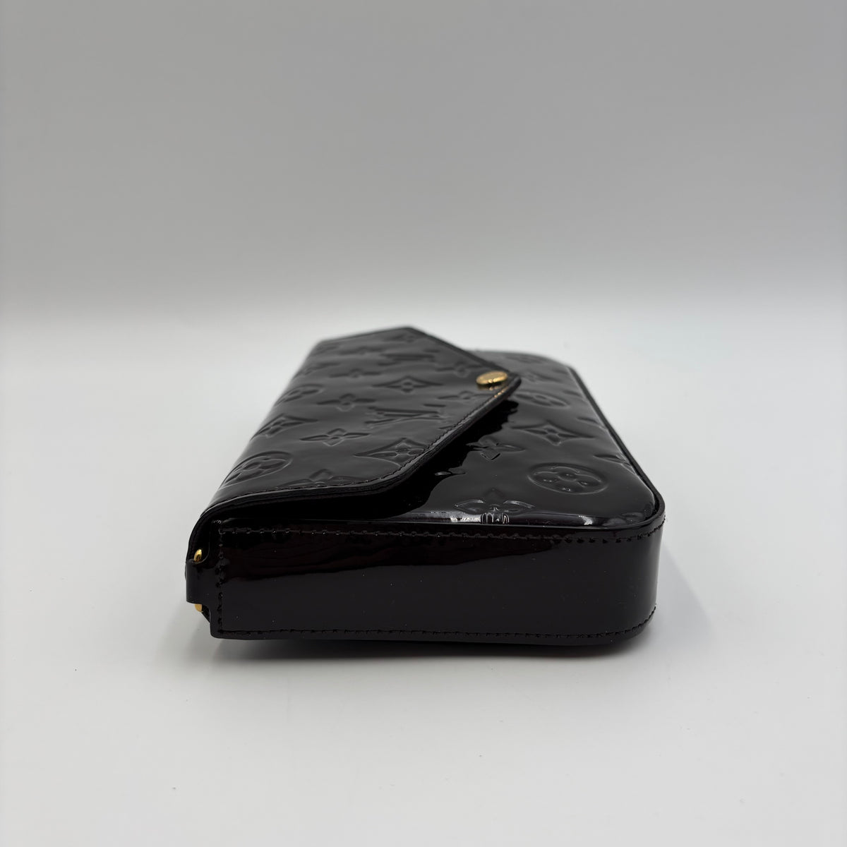 Louis Vuitton Pochette Félicie Monogram Vernis Amarante