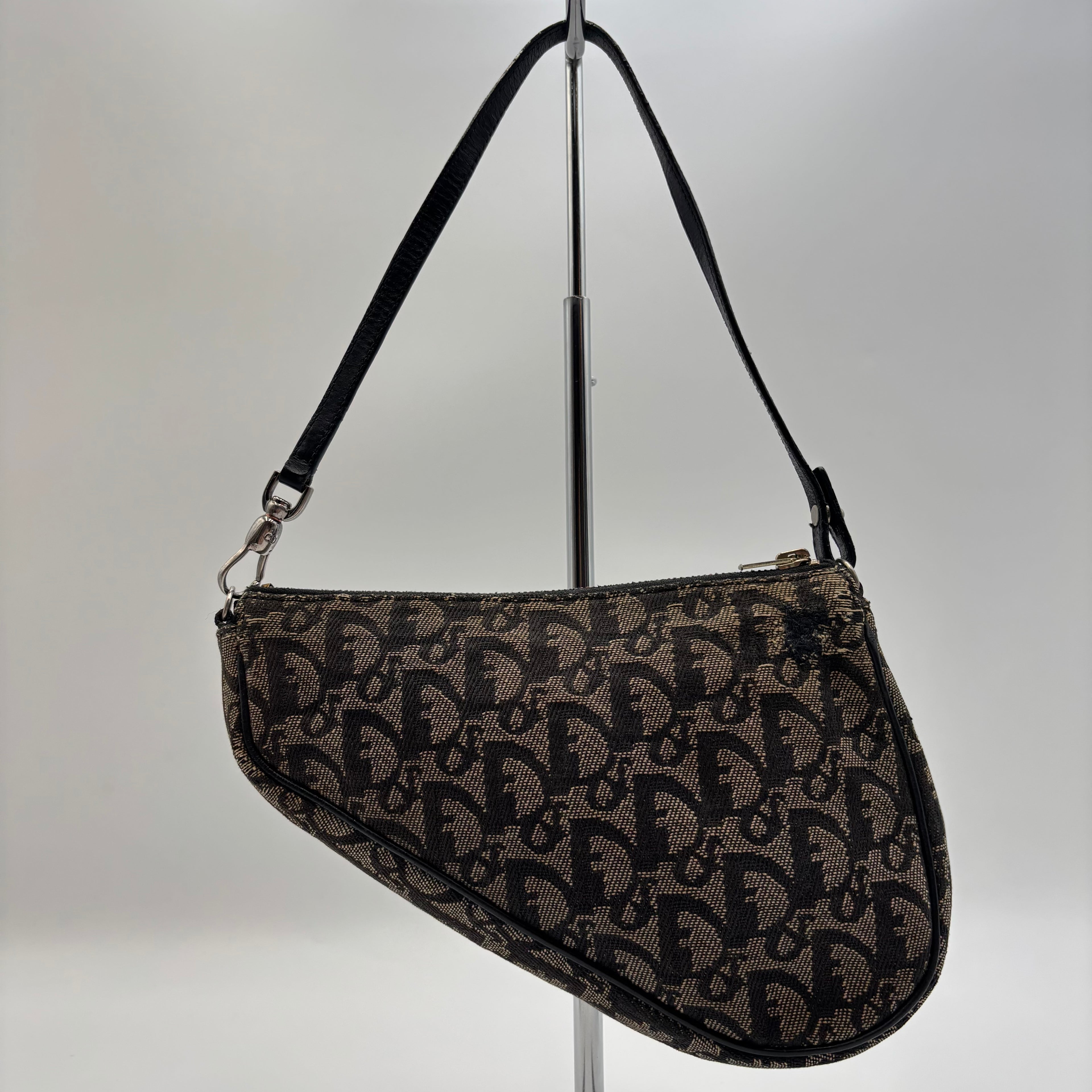 Christian Dior Vintage Trotter Saddle Handbag 2002