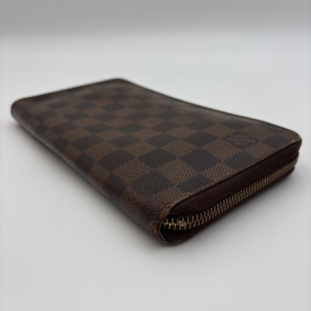 Louis Vuitton by Marc Jacobs Damier Ebene Zip Around Wallet circa 2010s