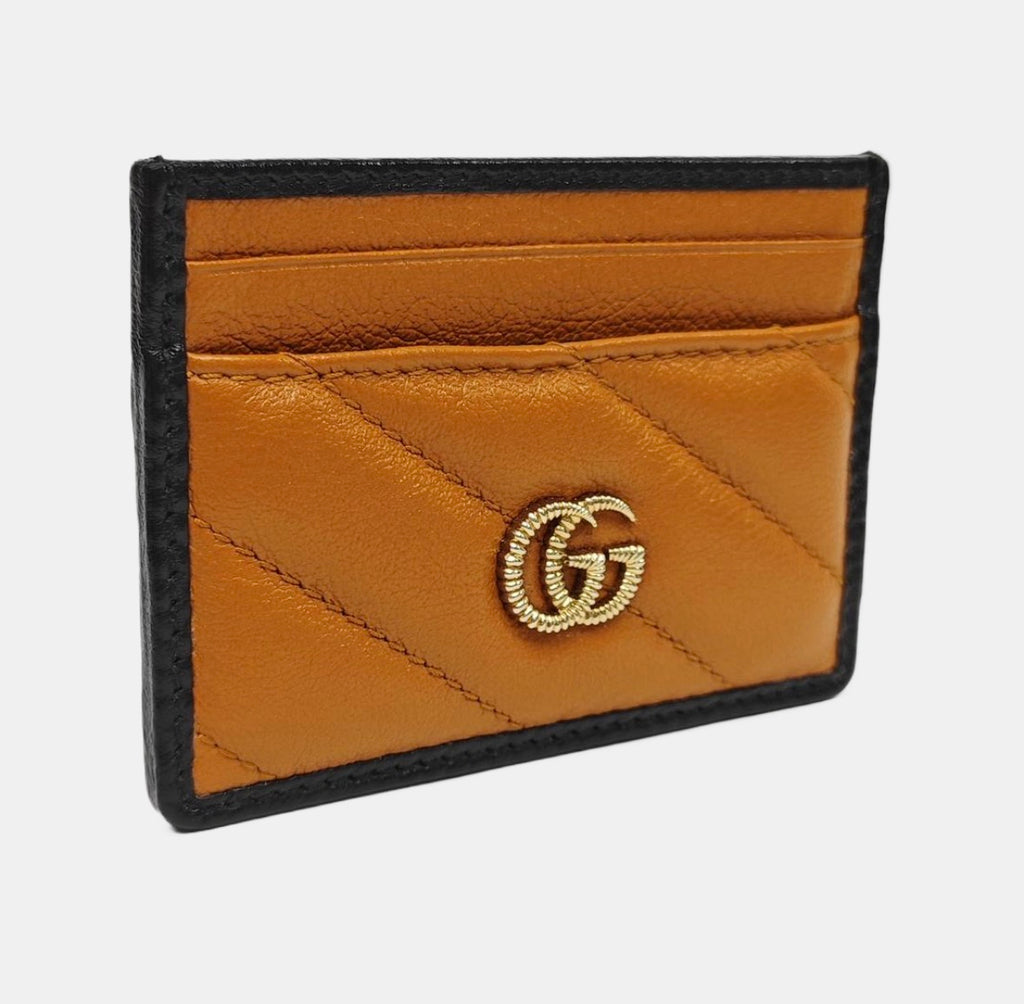 Gucci GG Marmont Matelassé Leather Card Holder