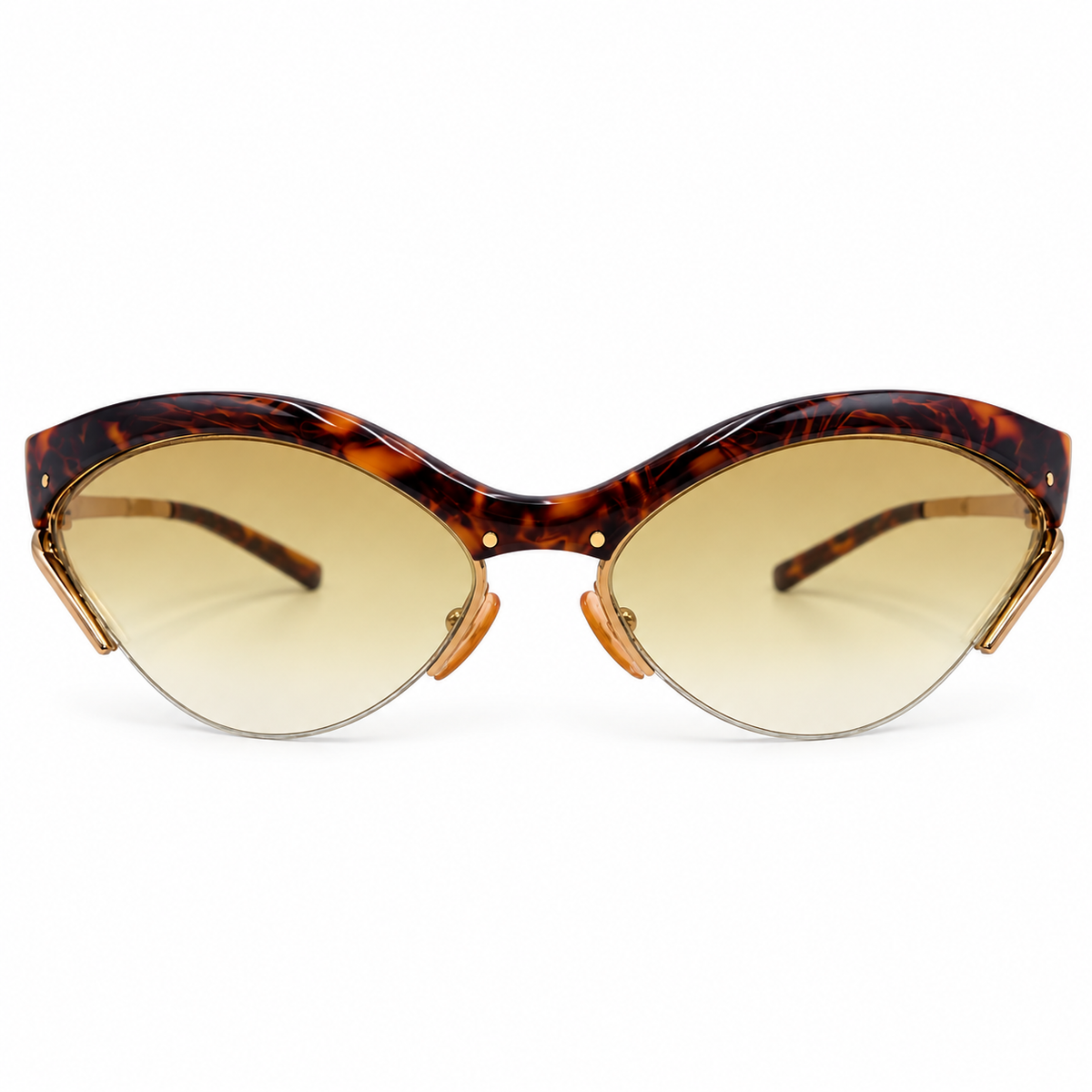 Louis Vuitton Vintage Tortoiseshell Cat-Eye Sunglasses, 2004