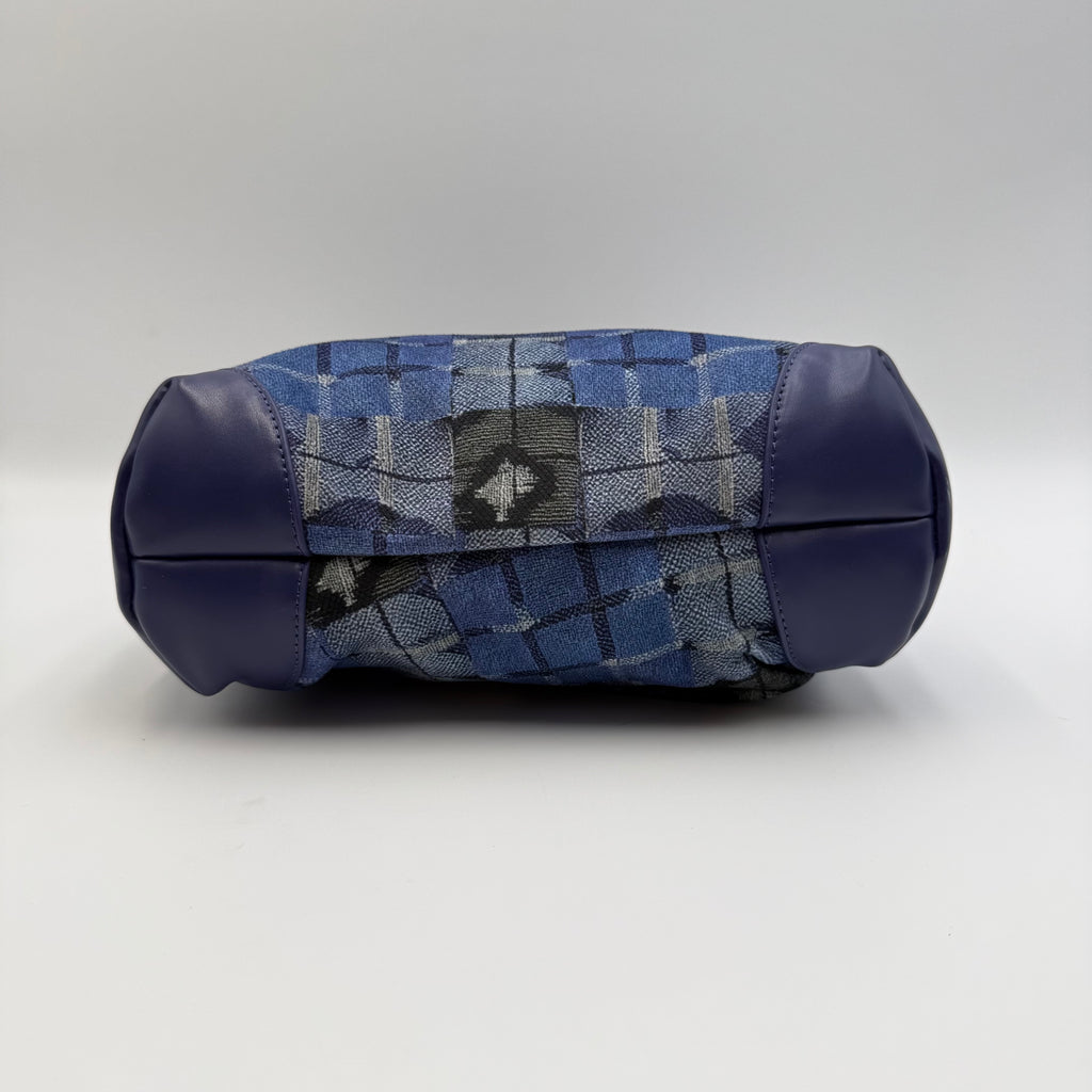 Vivienne Westwood Blue Tartan Yasmine Handbag