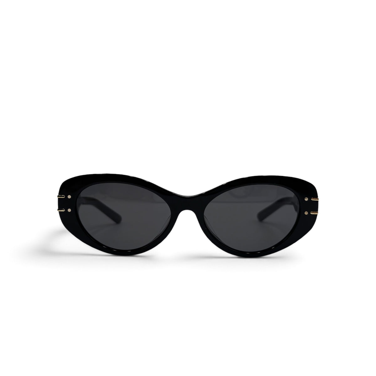 DiorSignature B8U Black Oval Sunglasses