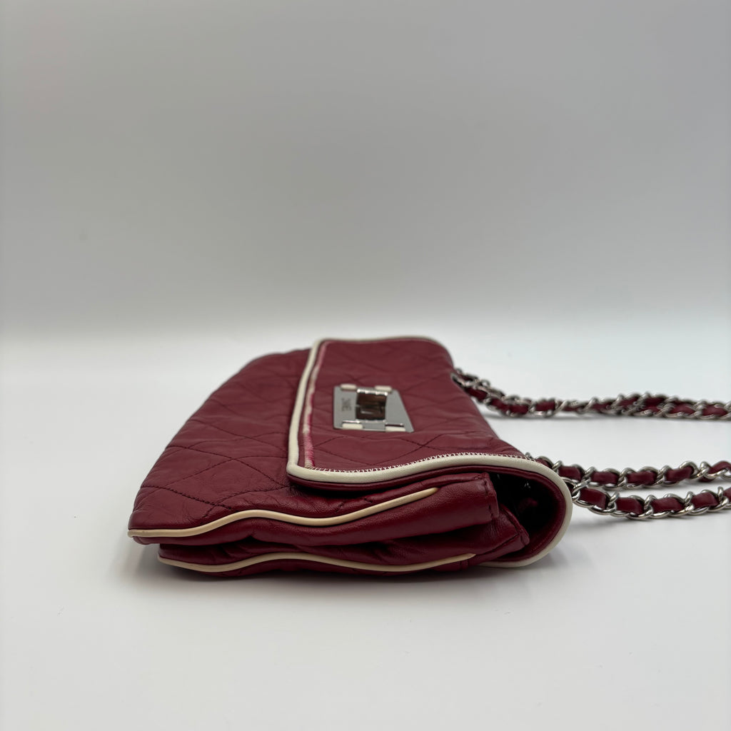 Chanel East West Mademoiselle Flap Bag – Red Lambskin
