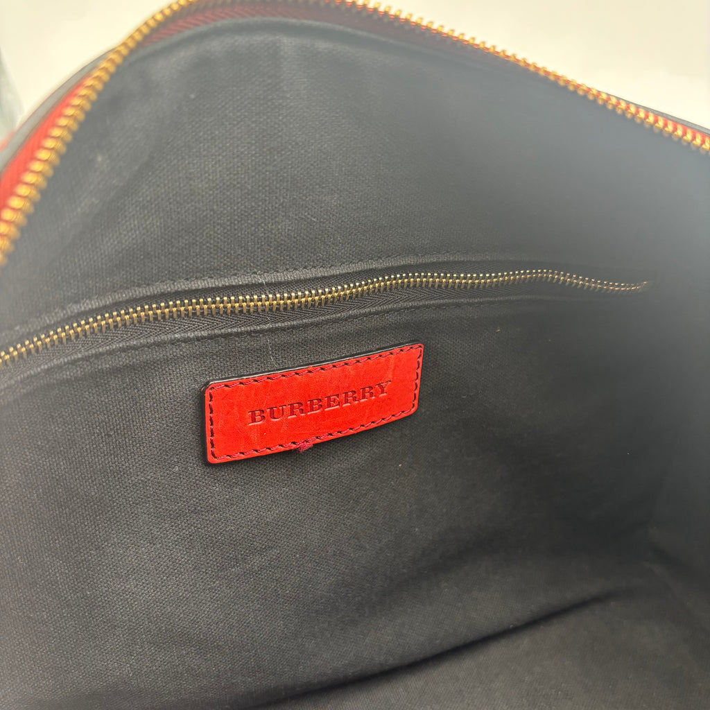 Burberry Horseferry Check Small Orchard Bowling Bag