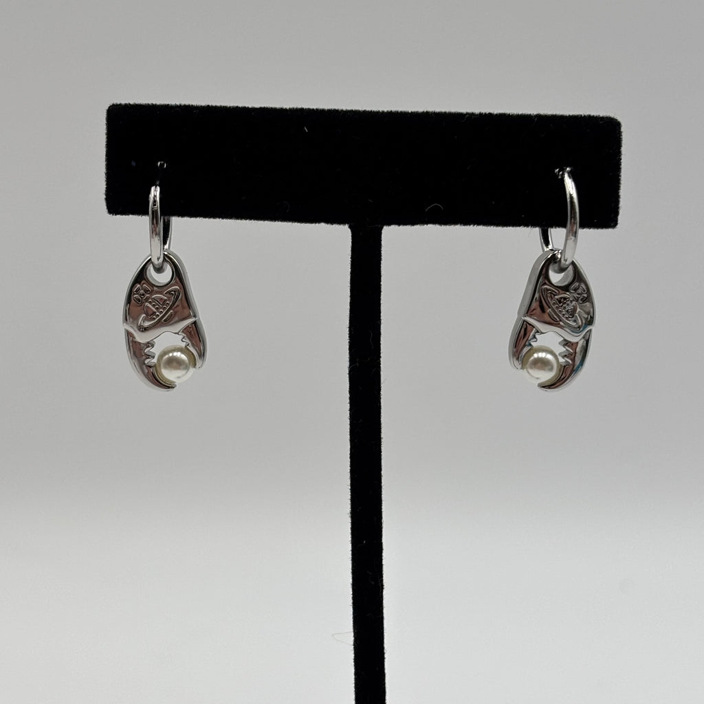 Vivienne Westwood Freda Orb Pearl Drop Earrings