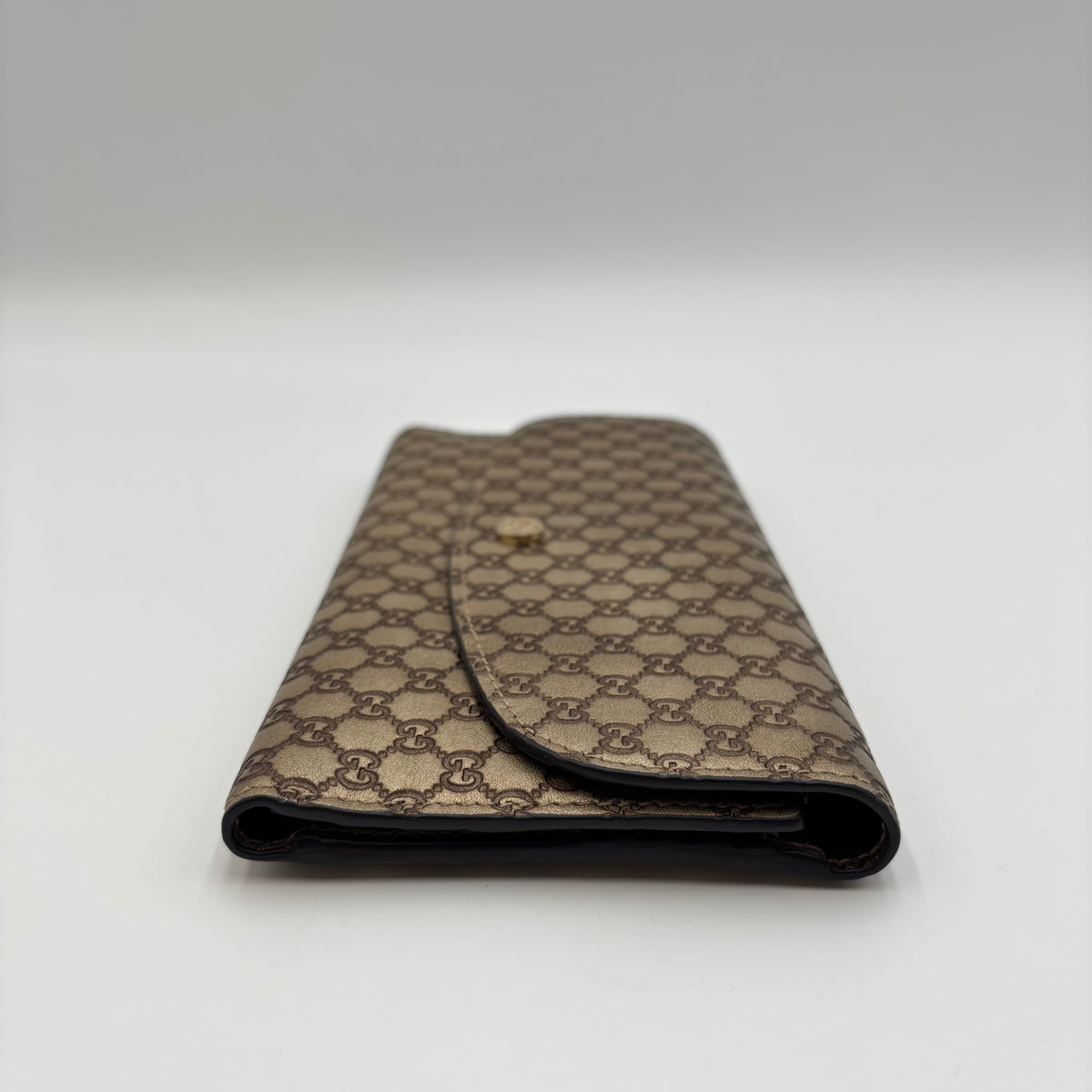 Gucci Microguccissima Continental Wallet Metallic Gold 2010