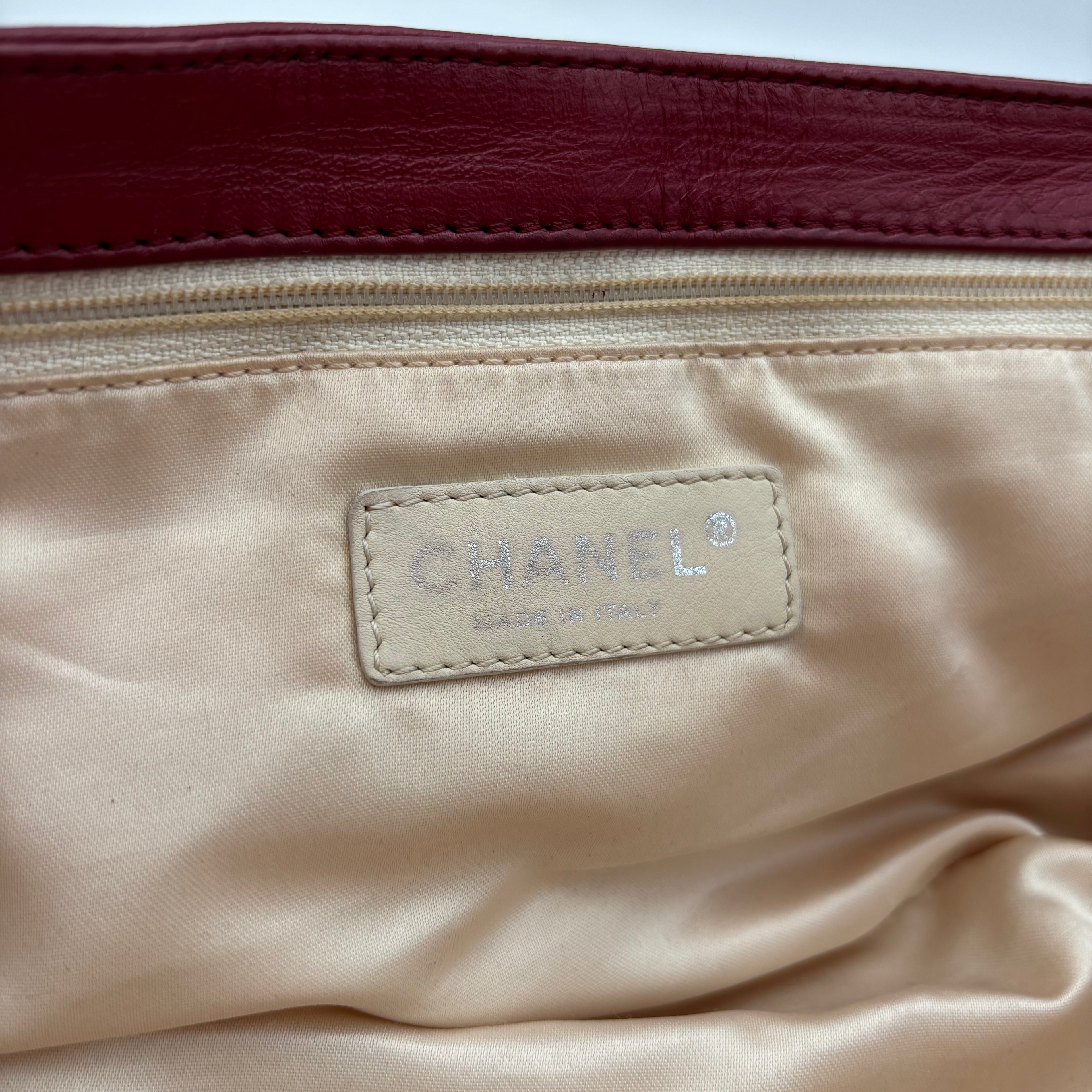 Chanel East West Mademoiselle Flap Bag – Red Lambskin