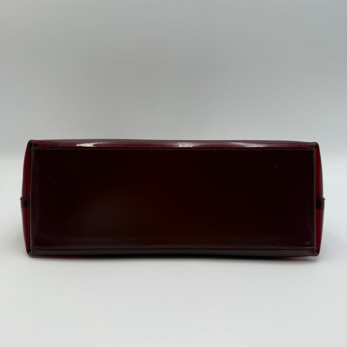 Gucci Vintage Burgundy Jelly Bamboo Handle Shoulder Bag, 2000s