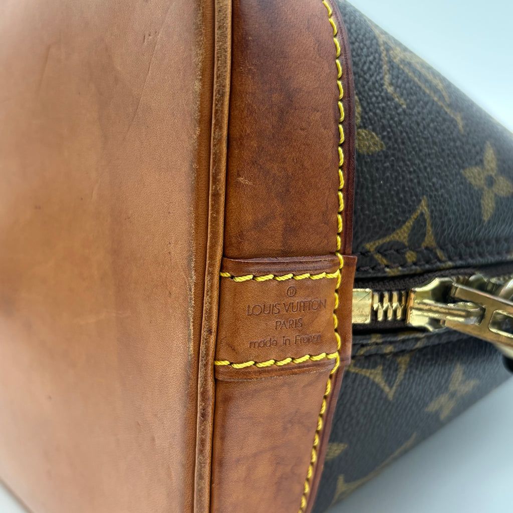 Louis Vuitton Alma PM Monogram Canvas Handbag 1997