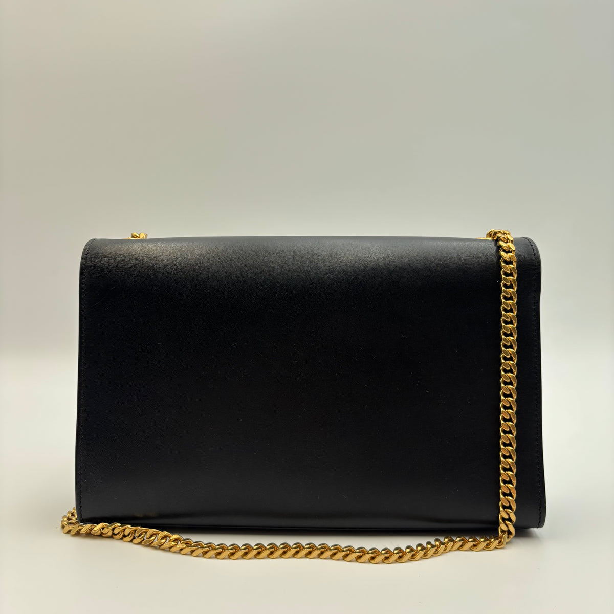 Saint Laurent Kate Medium Tassel Bag – Black Leather & Gold Hardware