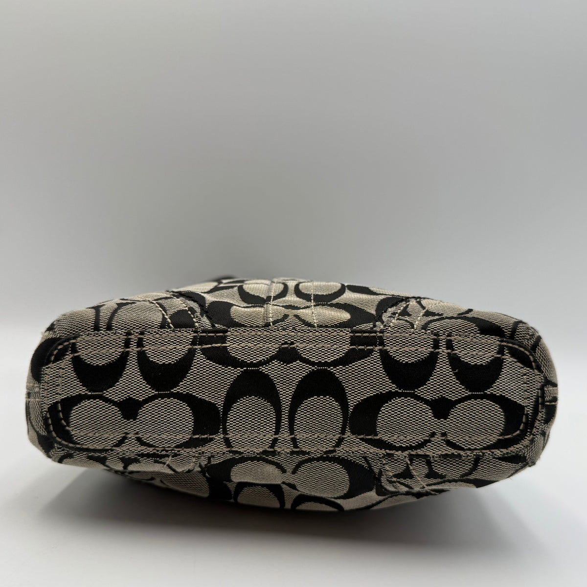 Coach Signature Jacquard Duffle Crossbody Bag, circa 2007