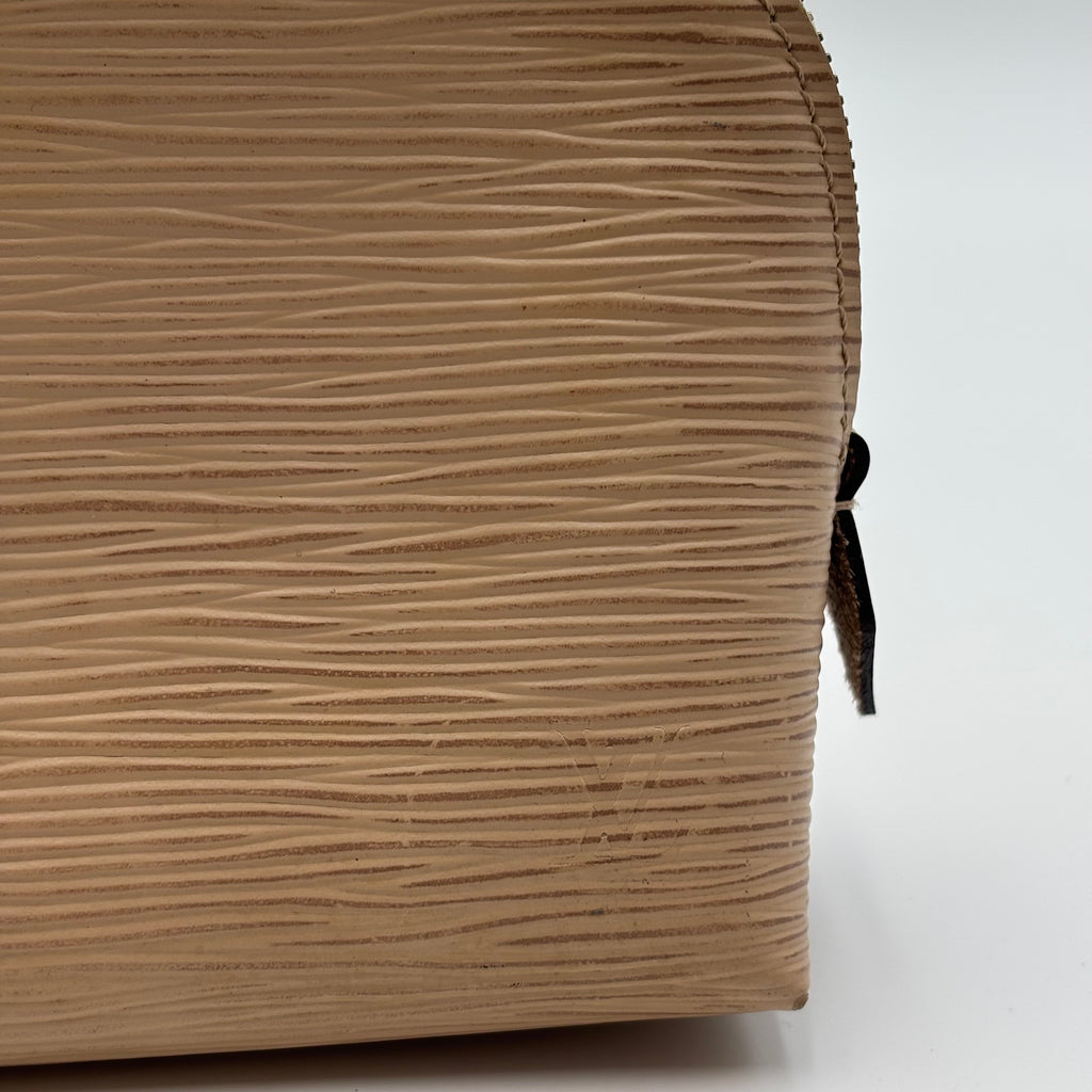 Louis Vuitton Epi Leather Cosmetic Pouch in Beige