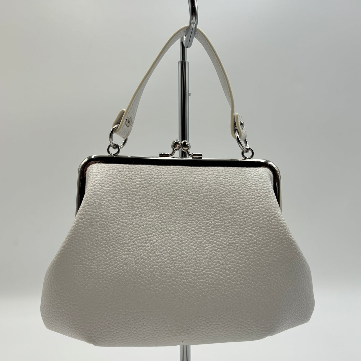 Vivienne Westwood Granny Frame Nappa Leather Bag – White