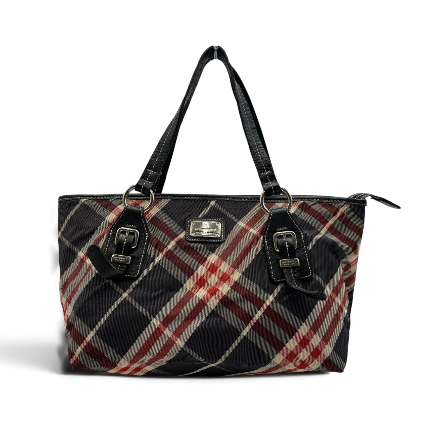 Burberry Blue Label Nova Check Nylon Tote Bag