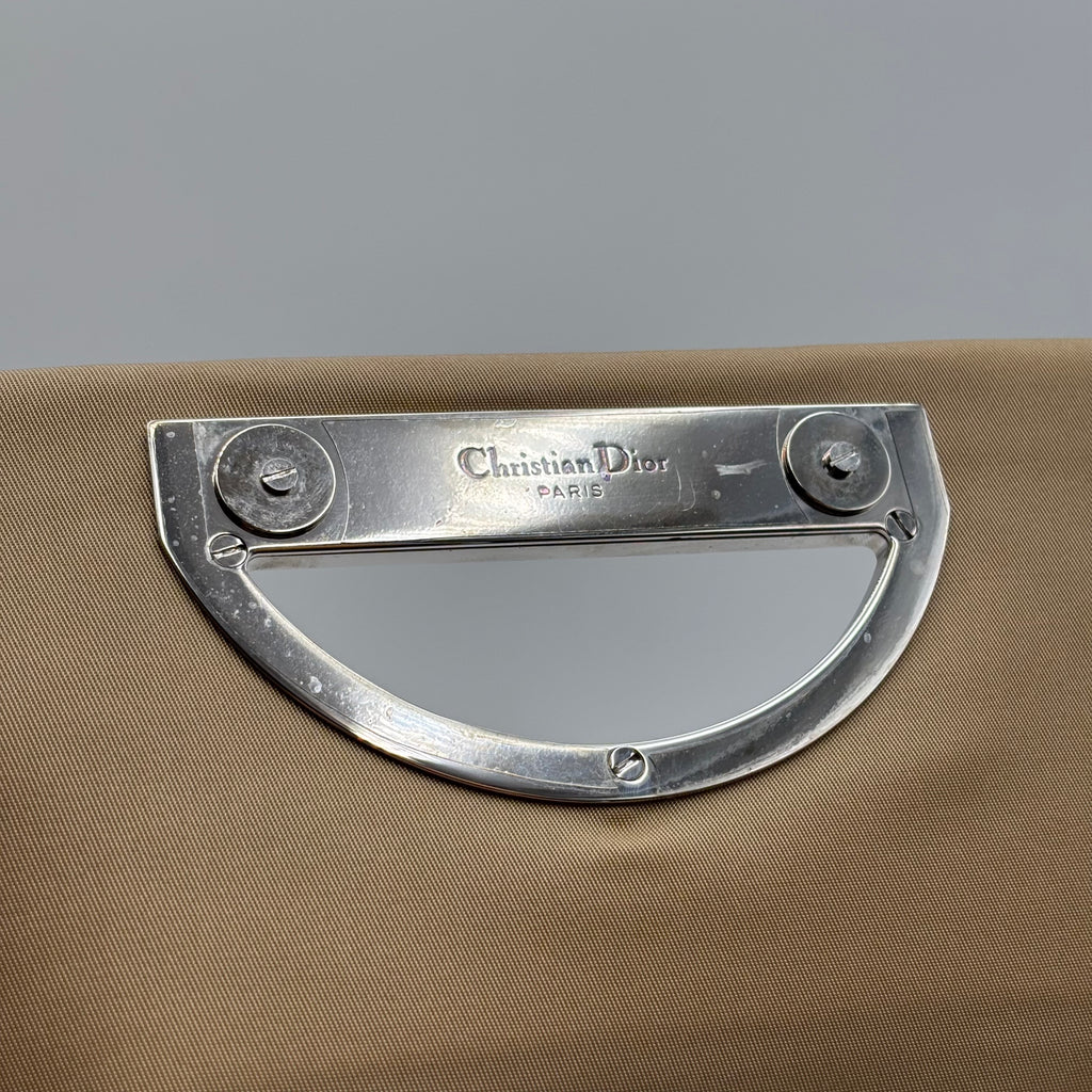 Christian Dior Malice Pearl Tan Leather Shoulder Bag by John Galliano 2000