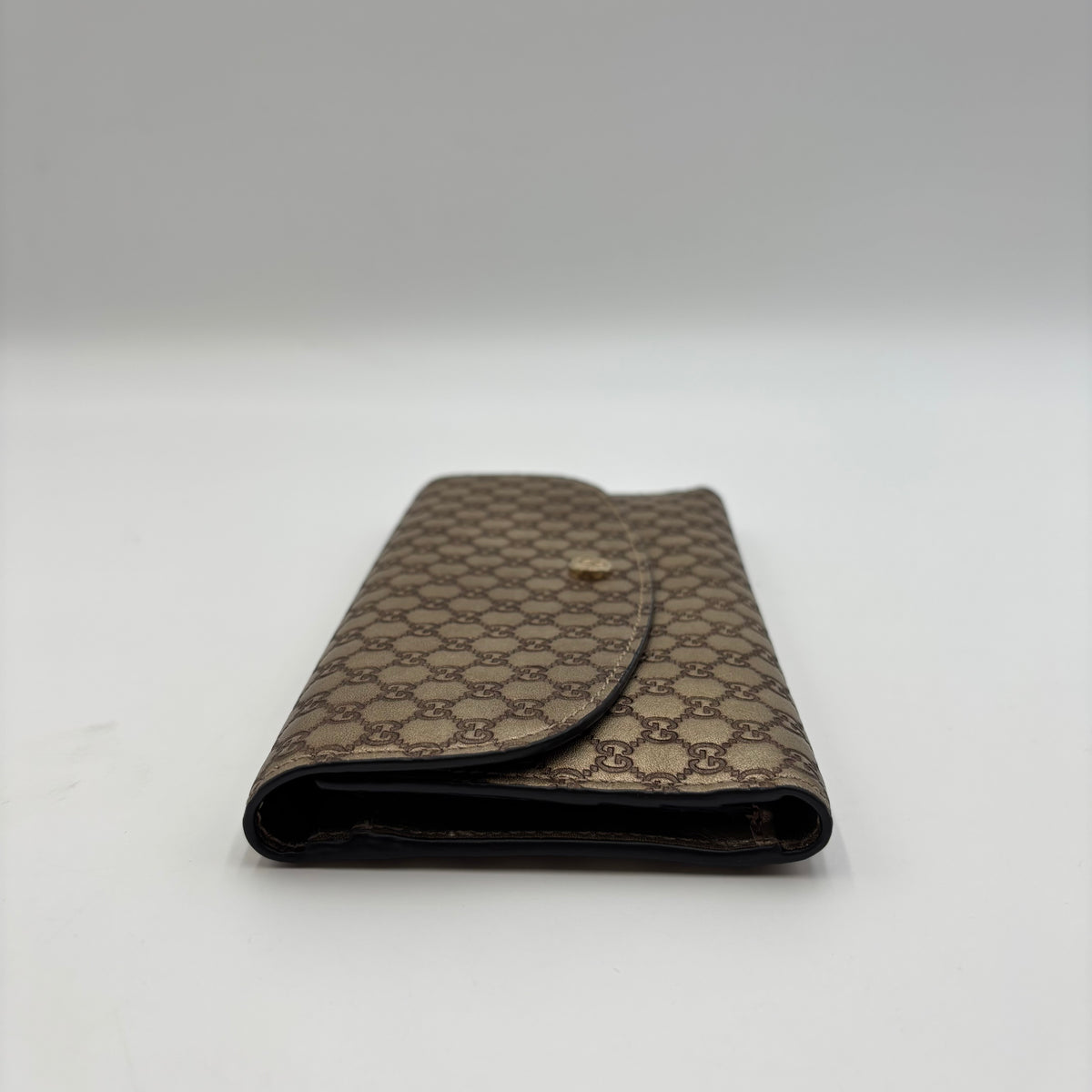 Gucci Microguccissima Continental Wallet Metallic Gold 2010