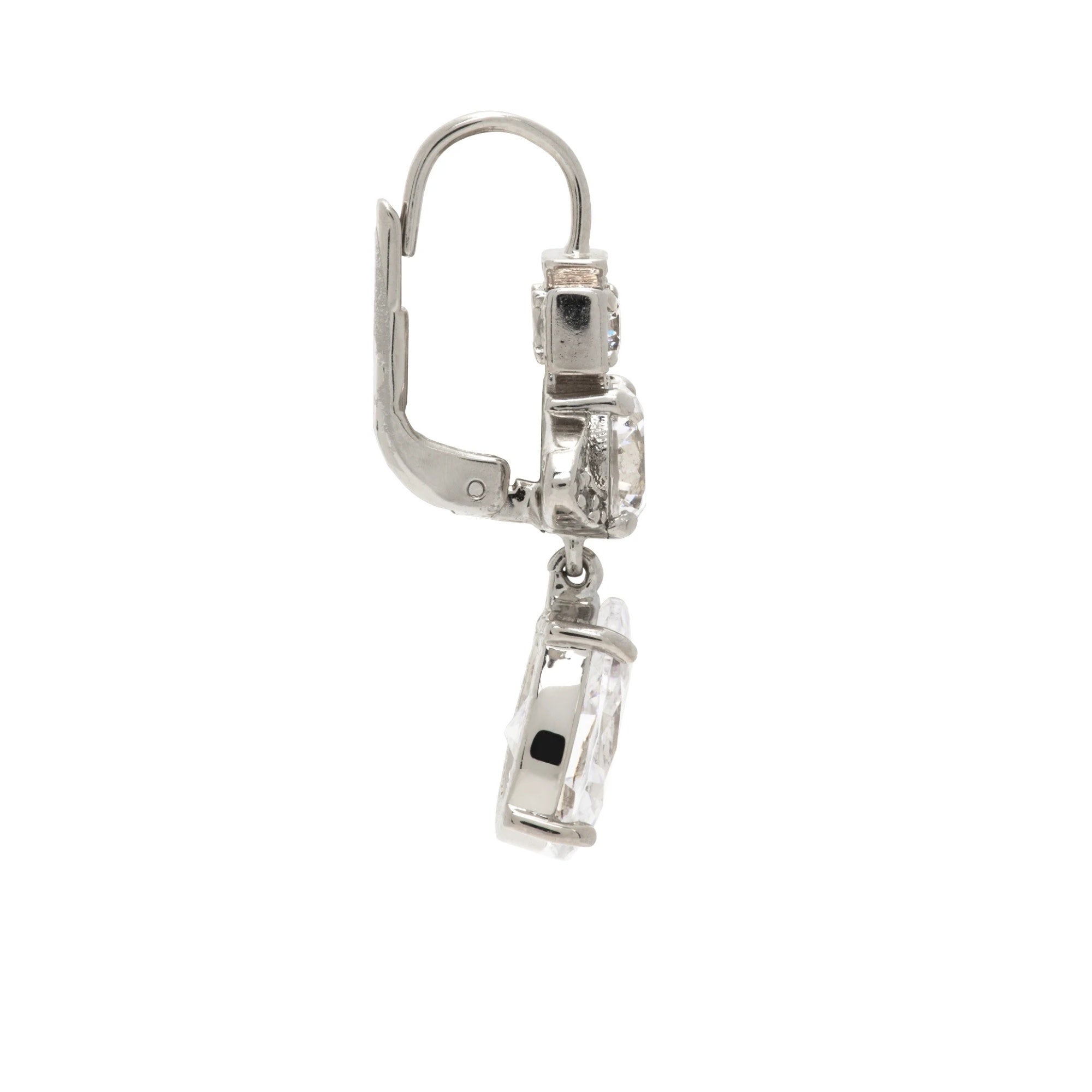 VIVIENNE WESTWOOD SILVER LUCRECE EARRINGS