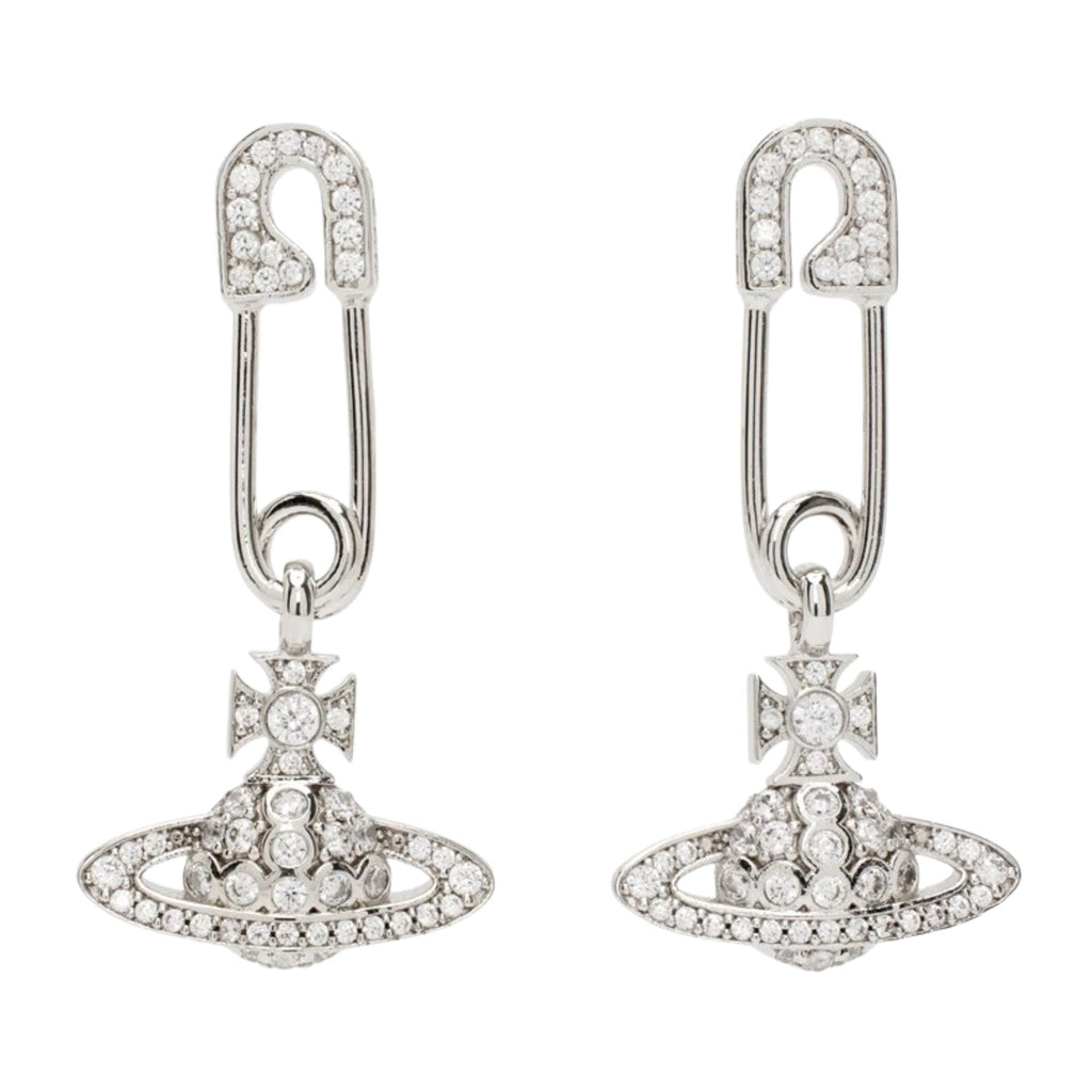 VIVIENNE WESTWOOD SILVER LUCRECE EARRINGS