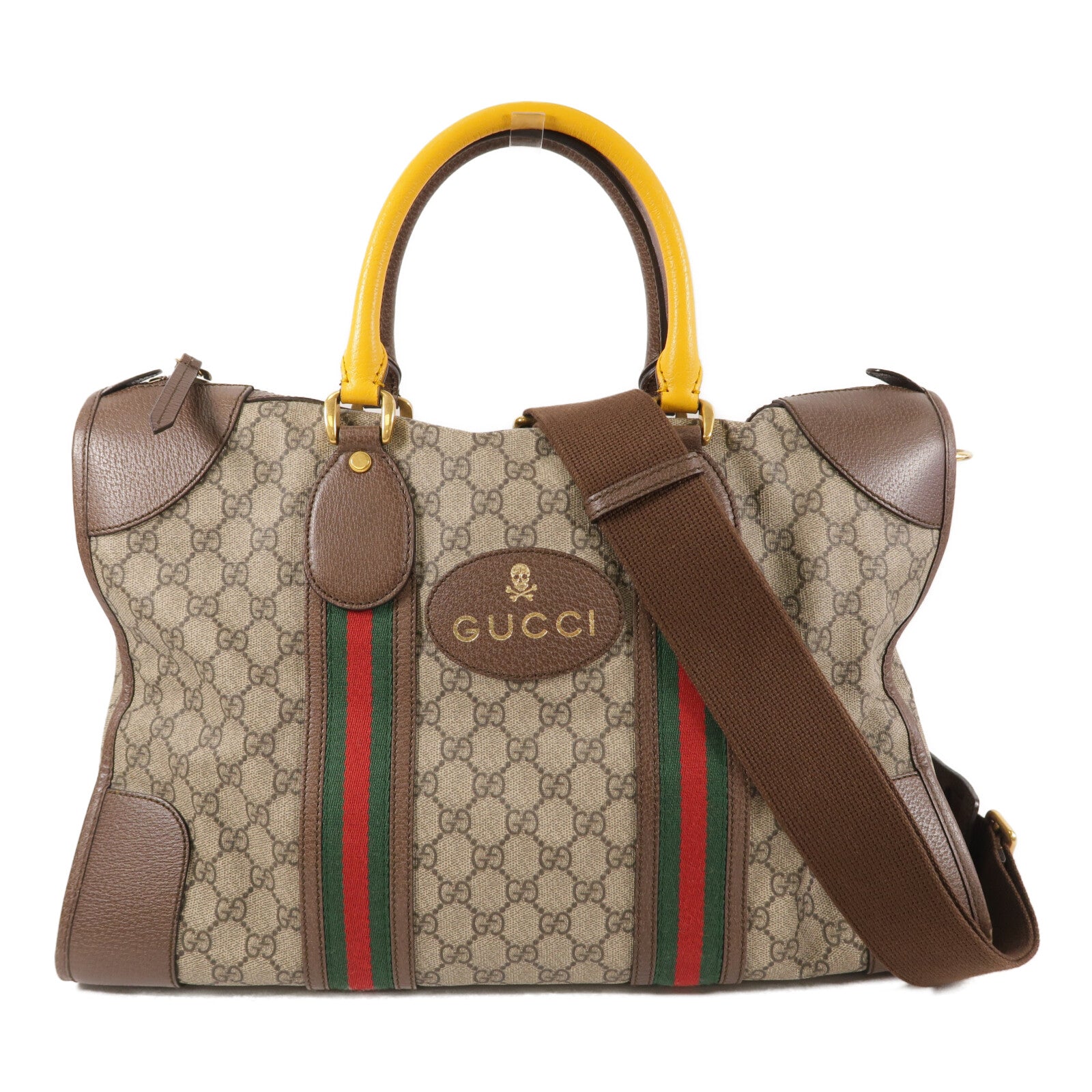 GUCCI Gucci Gg Ghw Gg Supreme Duffle Bag 2 Way Shoulder Bag 459311 Coated Canvas image 1
