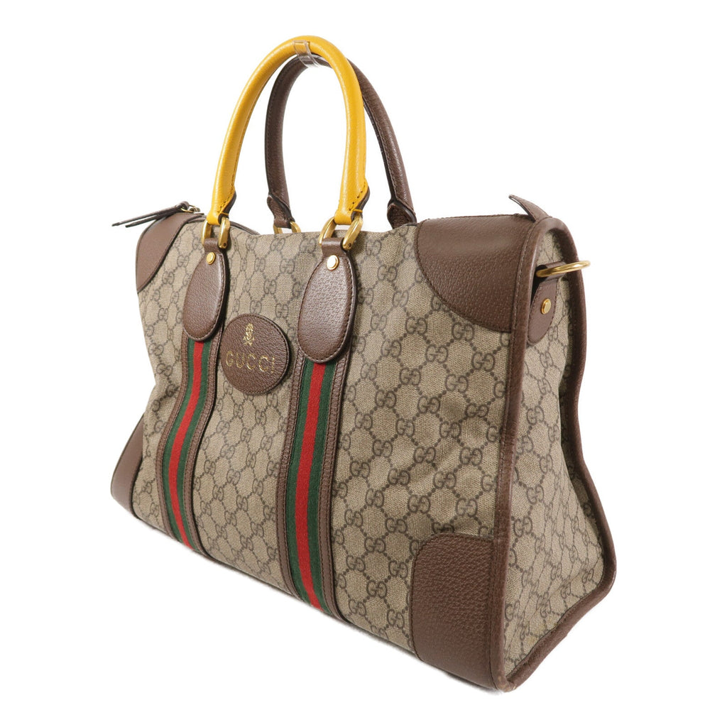 GUCCI Gucci Gg Ghw Gg Supreme Duffle Bag 2 Way Shoulder Bag 459311 Coated Canvas image 3