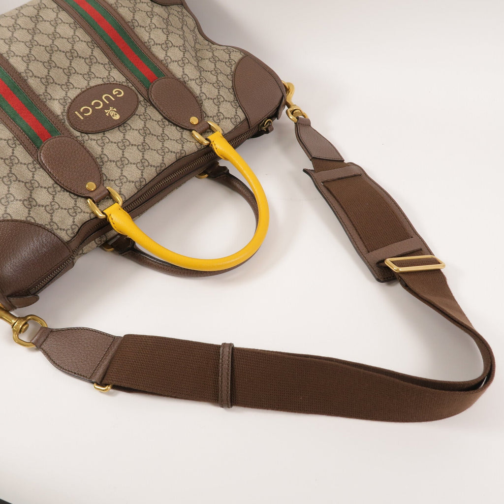 GUCCI Gucci Gg Ghw Gg Supreme Duffle Bag 2 Way Shoulder Bag 459311 Coated Canvas image 12