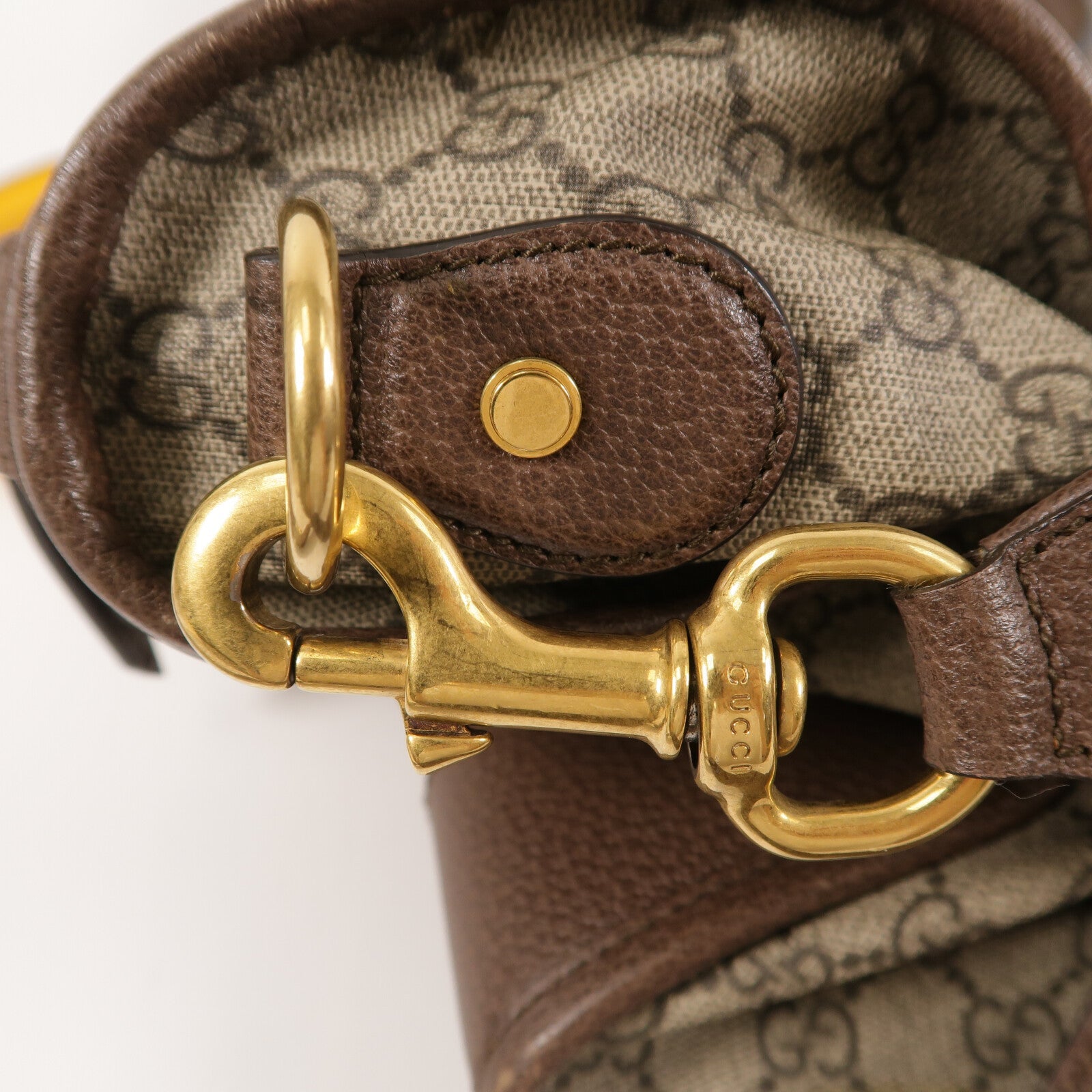 GUCCI Gucci Gg Ghw Gg Supreme Duffle Bag 2 Way Shoulder Bag 459311 Coated Canvas image 10