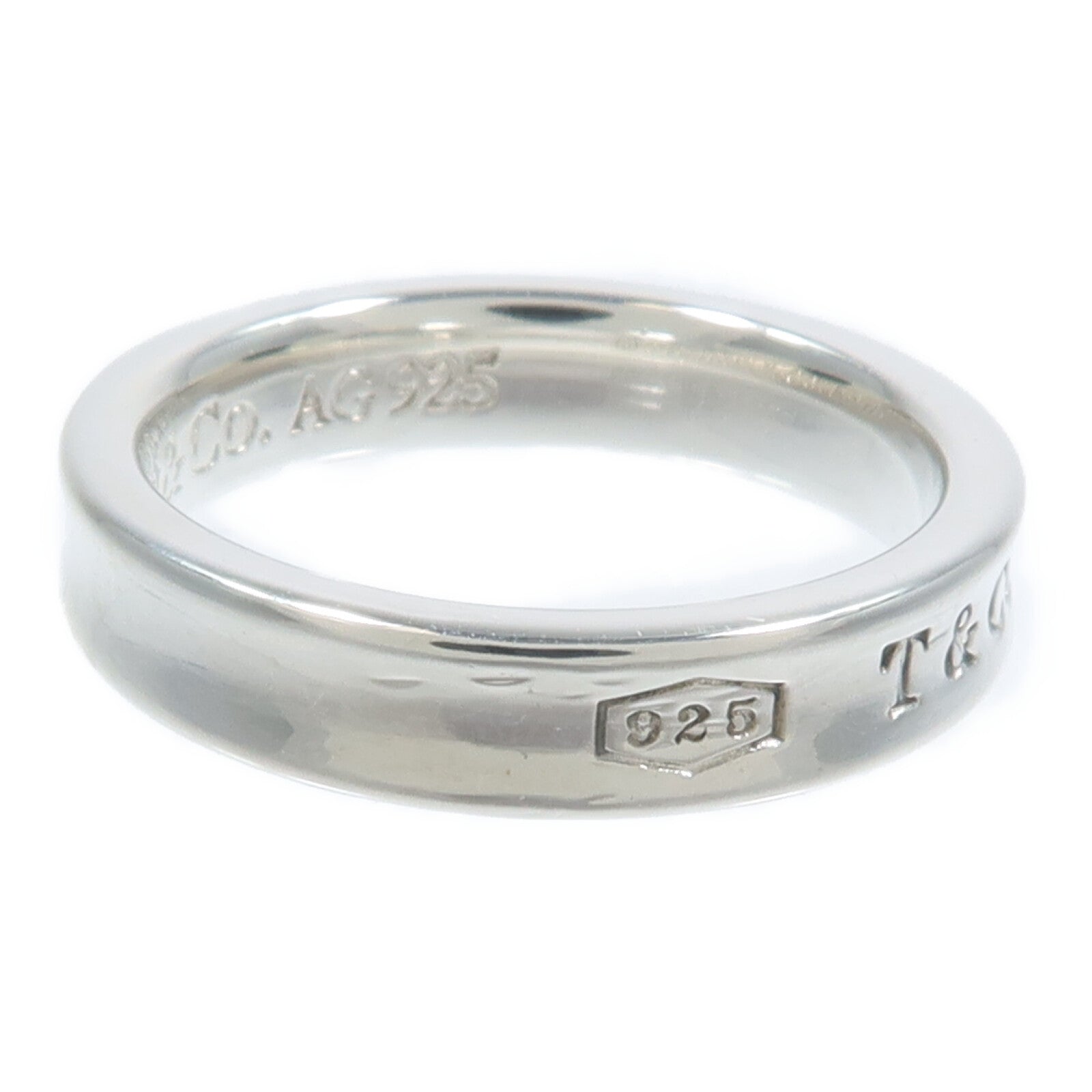 TIFFANY＆CO Tiffany＆co 1837 Ring 925 Sterling Silver Us#5 image 4