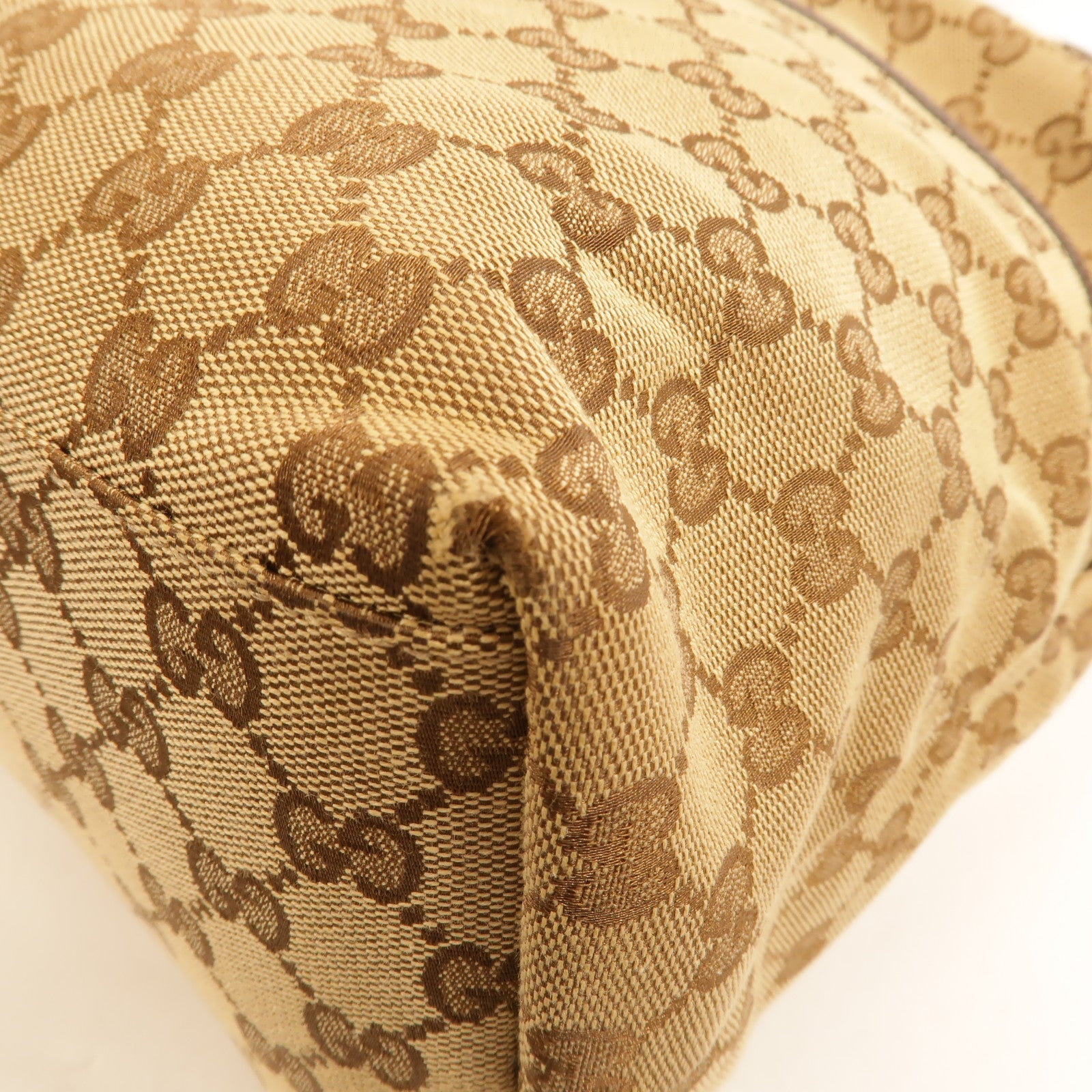 GUCCI Gucci Gg Tote Bag Shoulder Bag Canvas Brown image 12