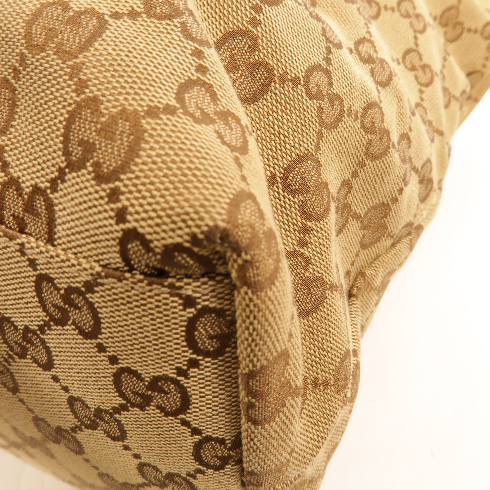 GUCCI Gucci Gg Tote Bag Shoulder Bag Canvas Brown image 14