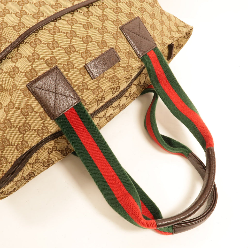GUCCI Gucci Gg Tote Bag Shoulder Bag Canvas Brown image 6