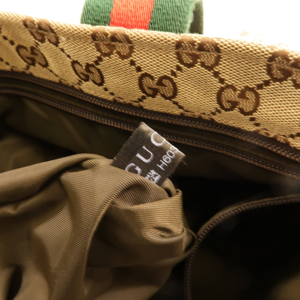 GUCCI Gucci Gg Tote Bag Shoulder Bag Canvas Brown image 10