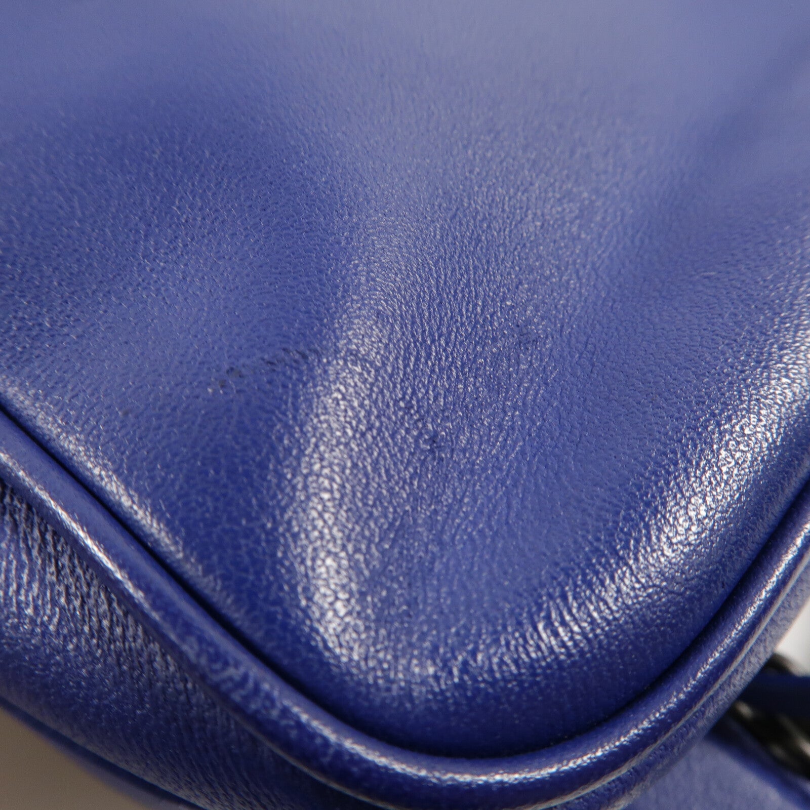 BOTTEGA VENETA Bottega Veneta Bv New Tie Intrecciato Mini Saddle Bag Lambskin Leather Blue image 14