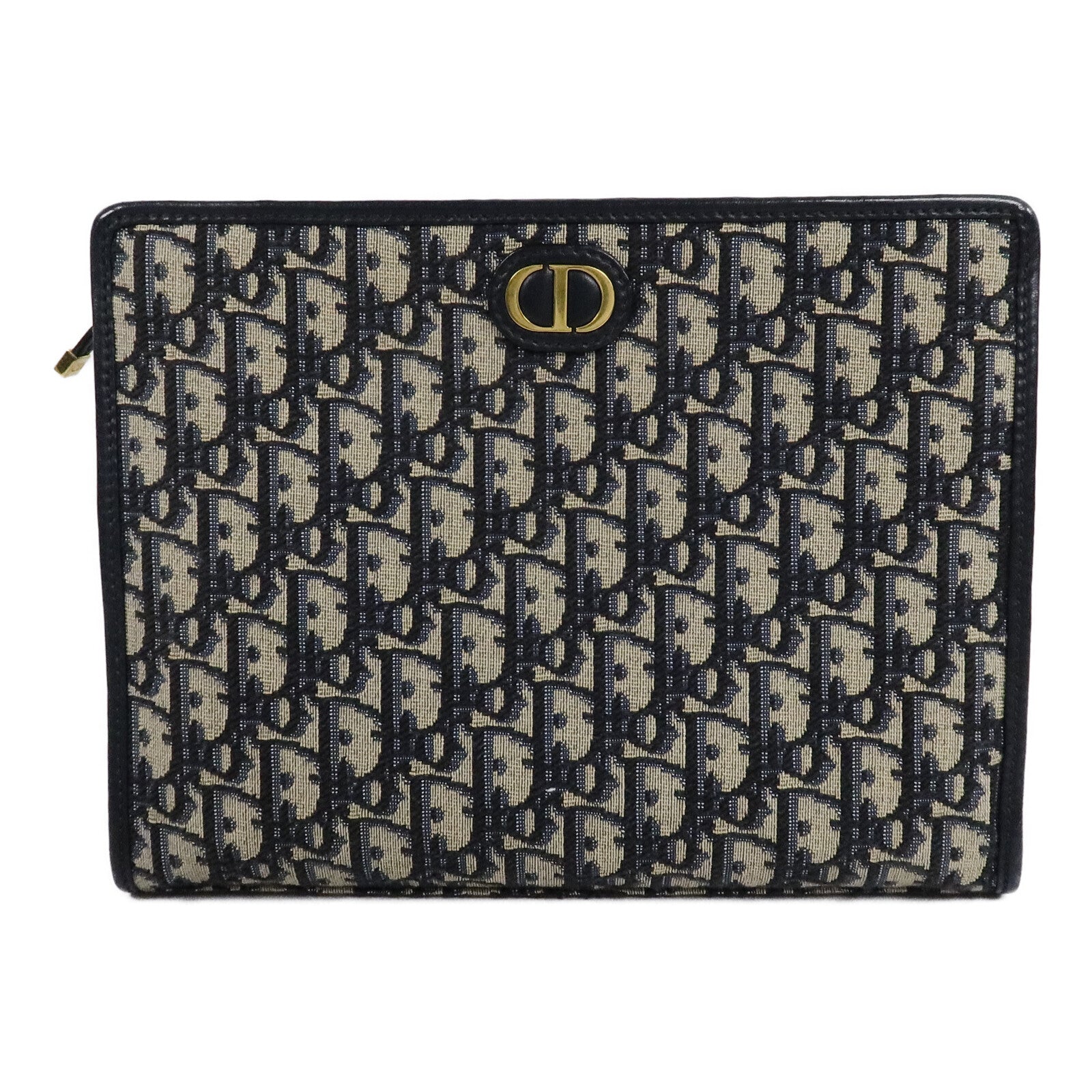 DIOR Christian Dior Cd Ghw 30 Montaigne Dea Pouch S2107utzq Canvas Blue image 1