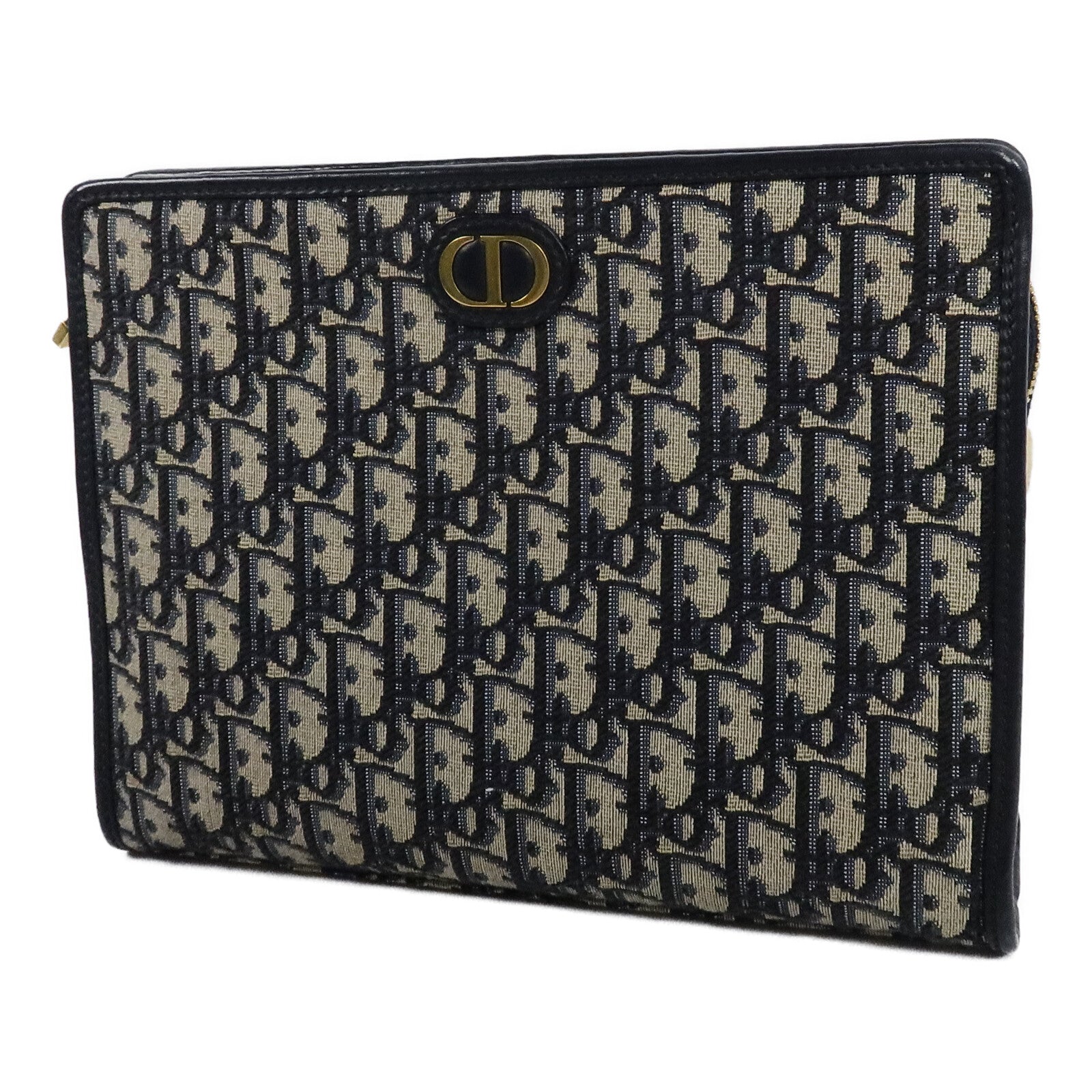 DIOR Christian Dior Cd Ghw 30 Montaigne Dea Pouch S2107utzq Canvas Blue image 3