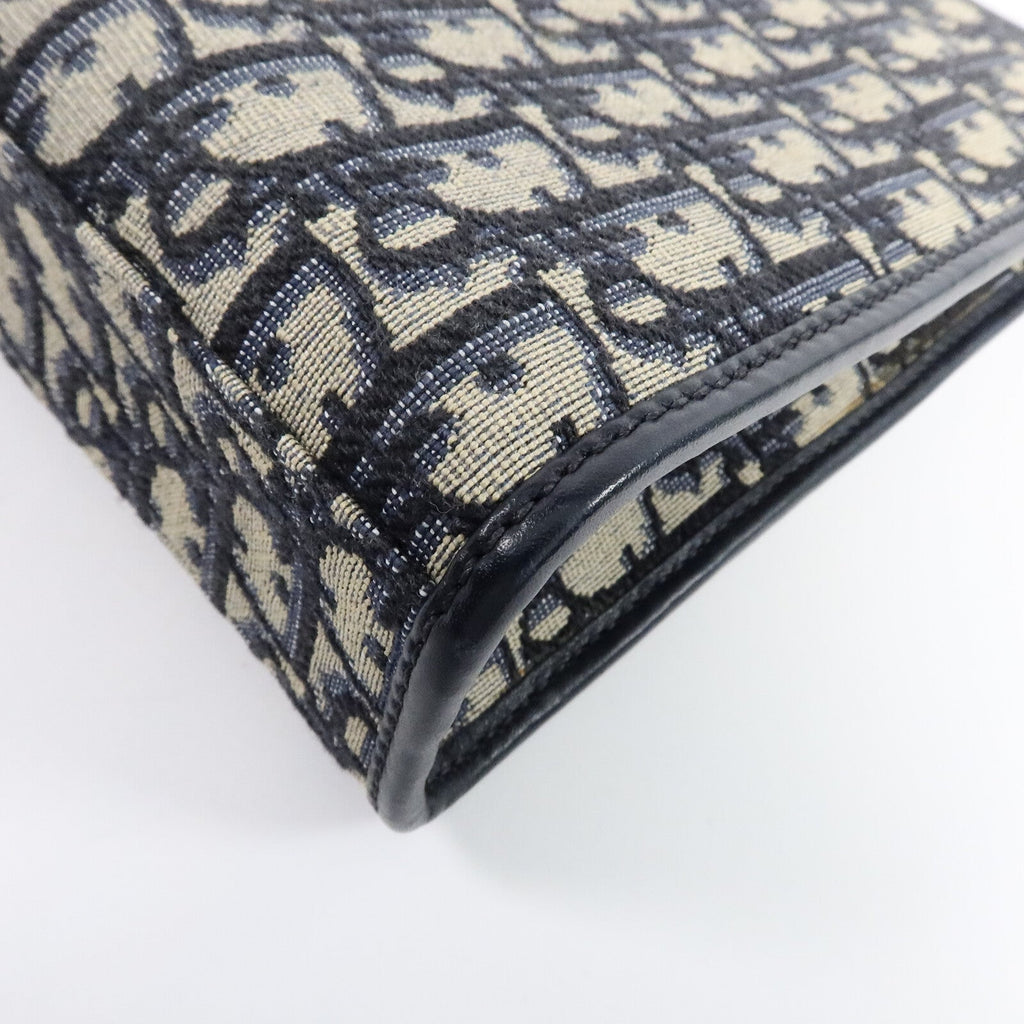 DIOR Christian Dior Cd Ghw 30 Montaigne Dea Pouch S2107utzq Canvas Blue image 12