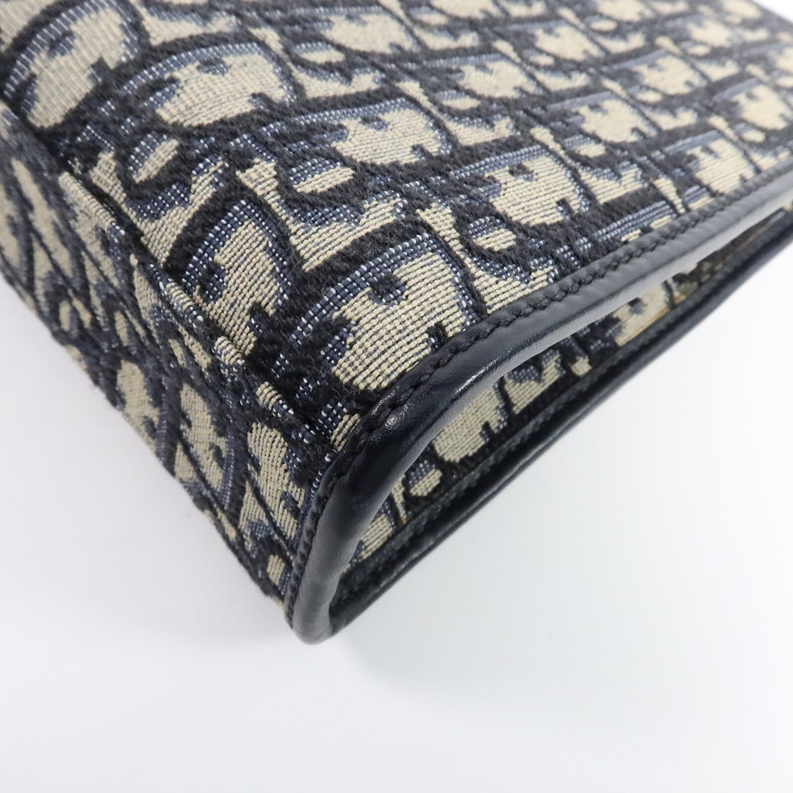 DIOR Christian Dior Cd Ghw 30 Montaigne Dea Pouch S2107utzq Canvas Blue image 12