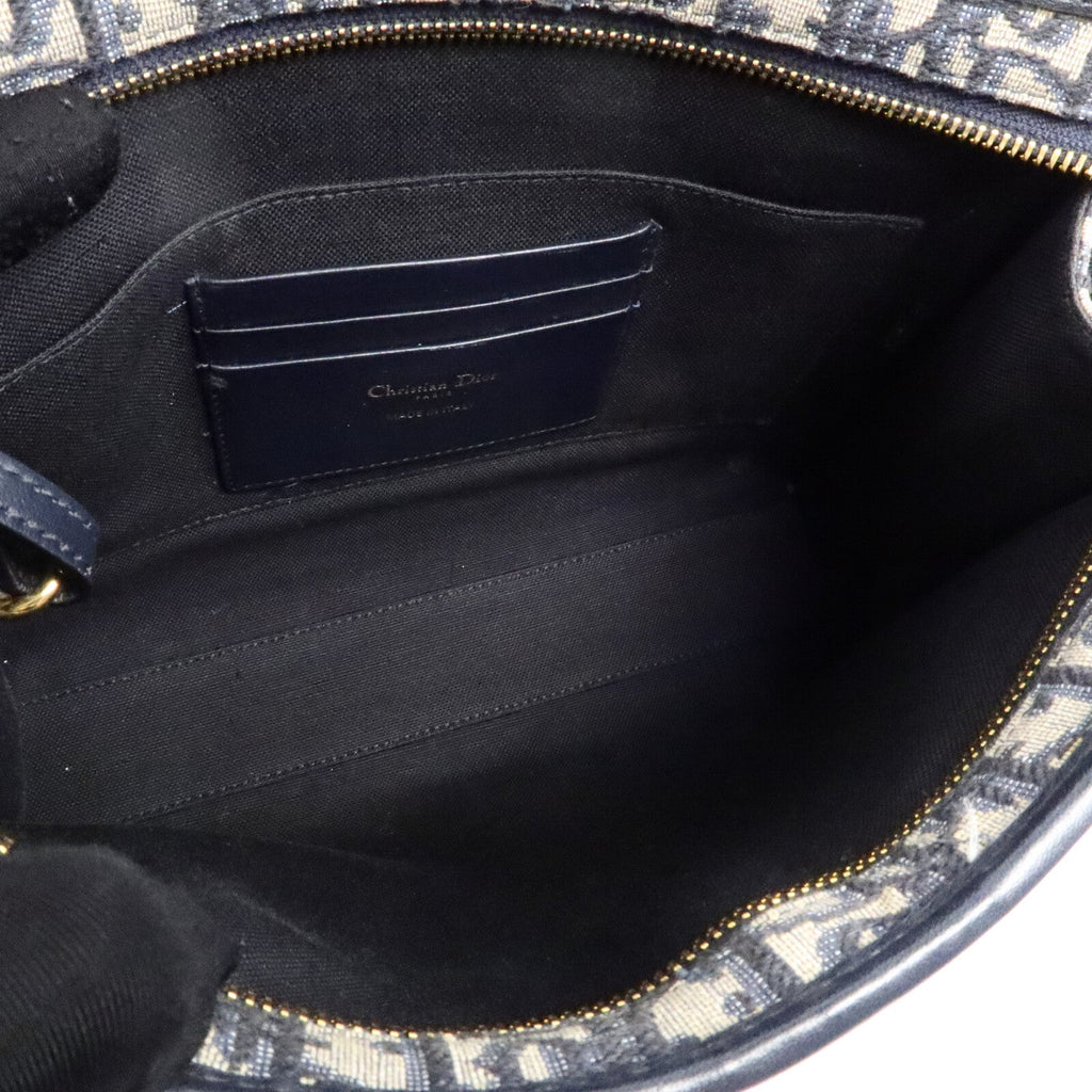 DIOR Christian Dior Cd Ghw 30 Montaigne Dea Pouch S2107utzq Canvas Blue image 5