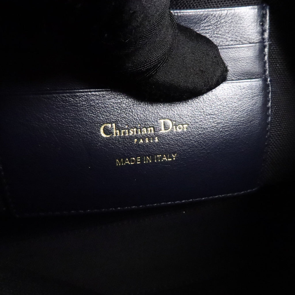 DIOR Christian Dior Cd Ghw 30 Montaigne Dea Pouch S2107utzq Canvas Blue image 6