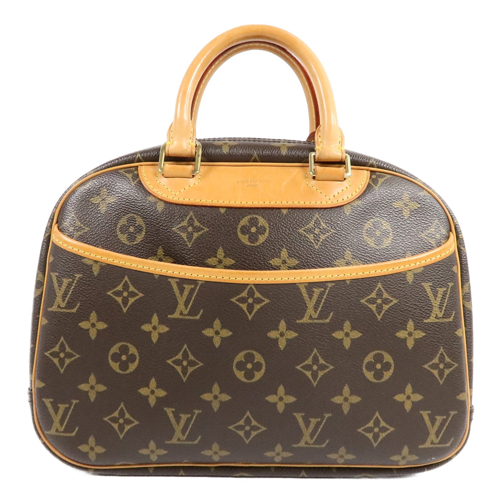 LOUIS VUITTON Louis Vuitton Monogram Trouville Handbag Brown Monogram Handbag M42228 image 1