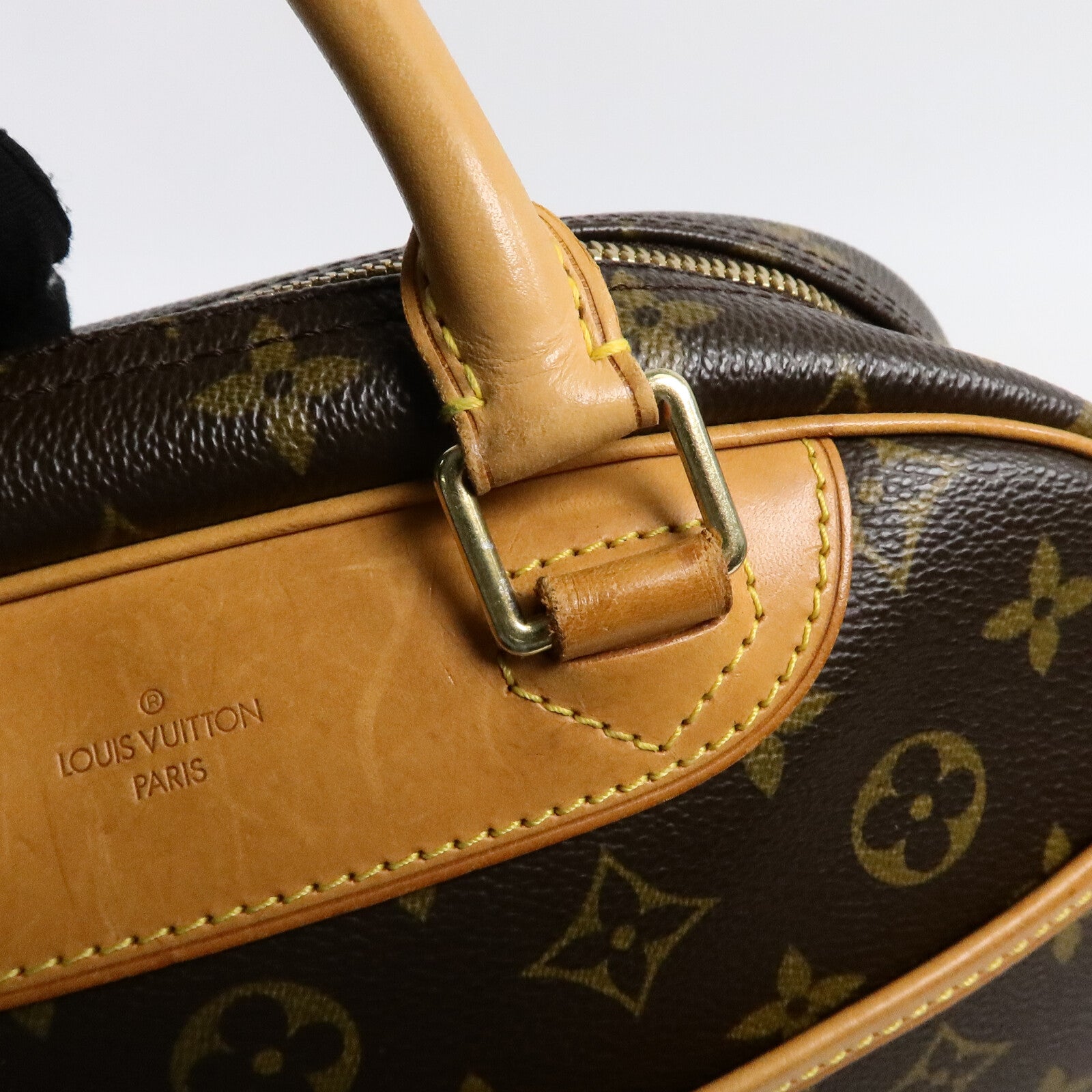 LOUIS VUITTON Louis Vuitton Monogram Trouville Handbag Brown Monogram Handbag M42228 image 14