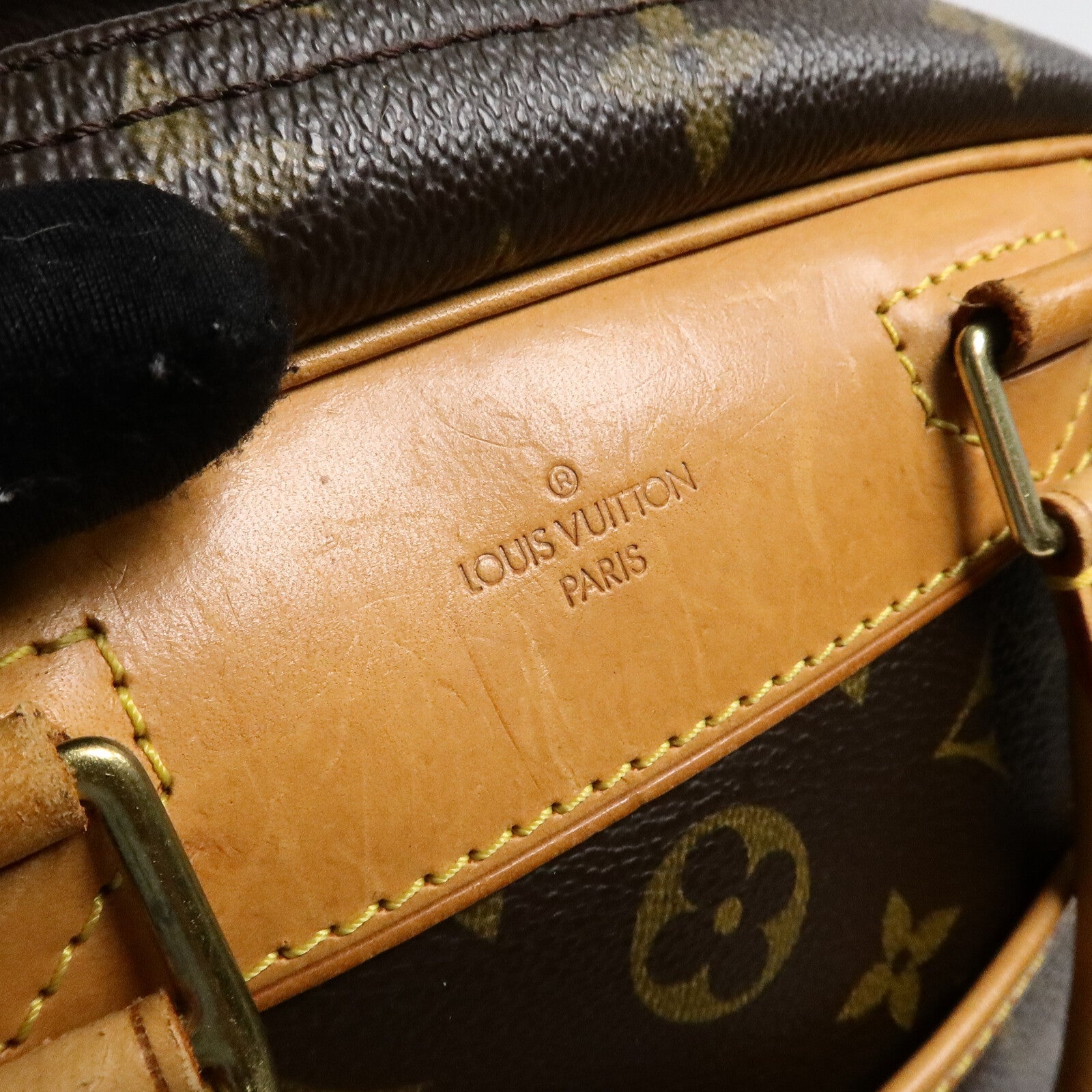 LOUIS VUITTON Louis Vuitton Monogram Trouville Handbag Brown Monogram Handbag M42228 image 16