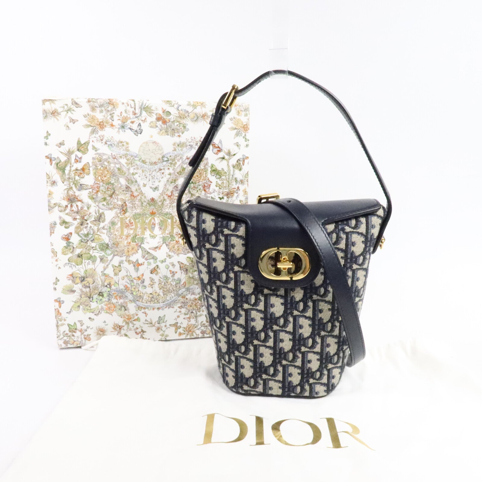 DIOR Christian Dior Cd Ghw 30 Montaigne Amber Mini Bucket Bag S2319utzq_m928 Canvas image 10