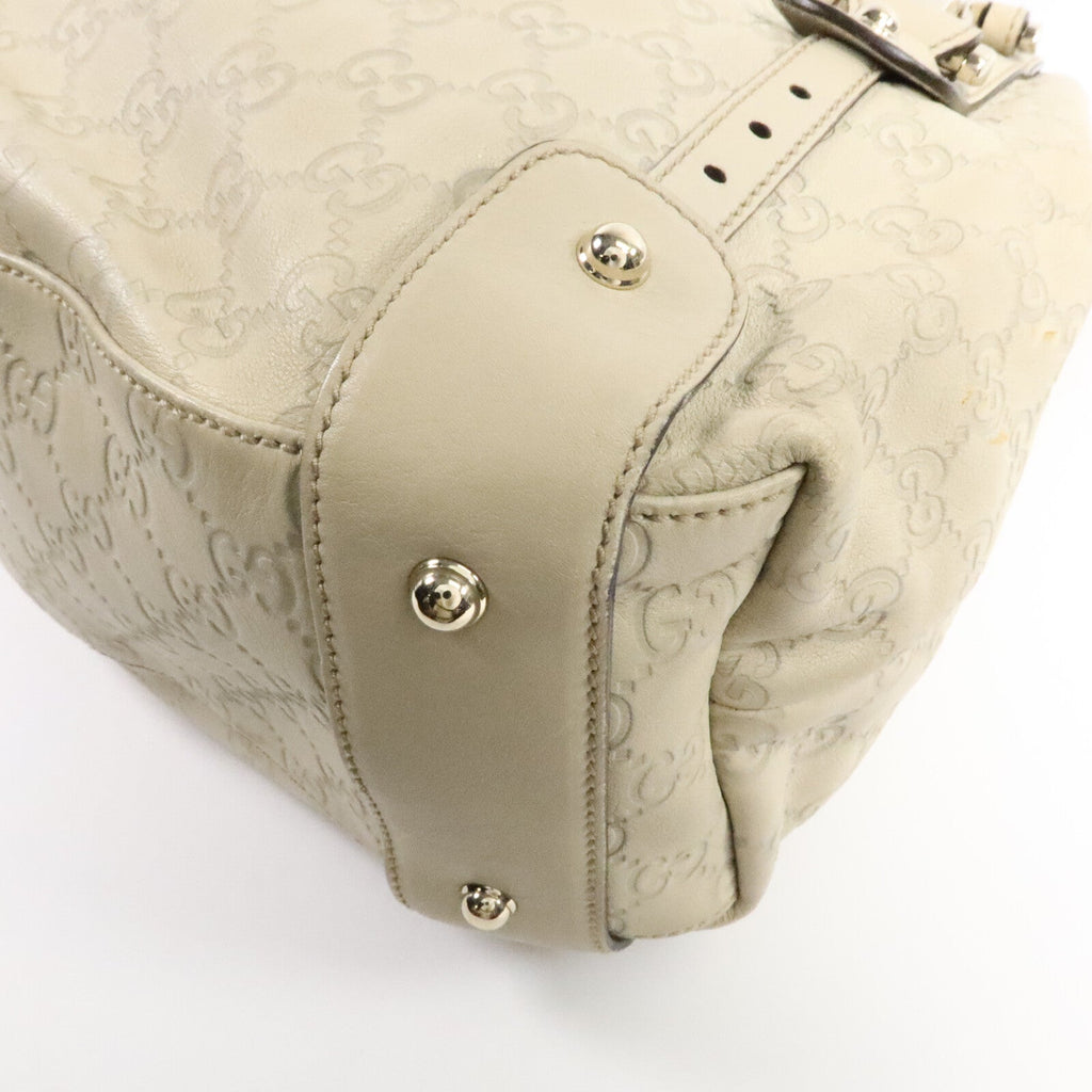 GUCCI Gucci Gg Ghw Pelham Shoulder Bag 137621 Calfskin Leather White image 13